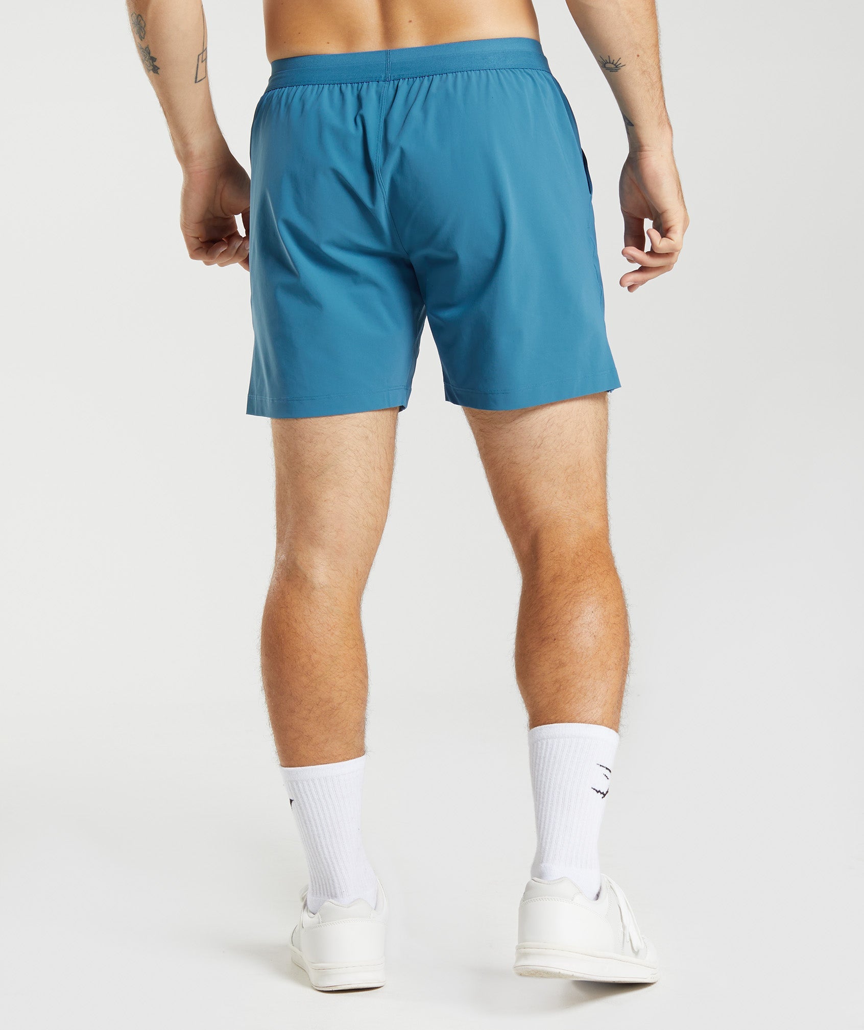 Blue Men's Gymshark Studio Shorts | DUOVMI-758