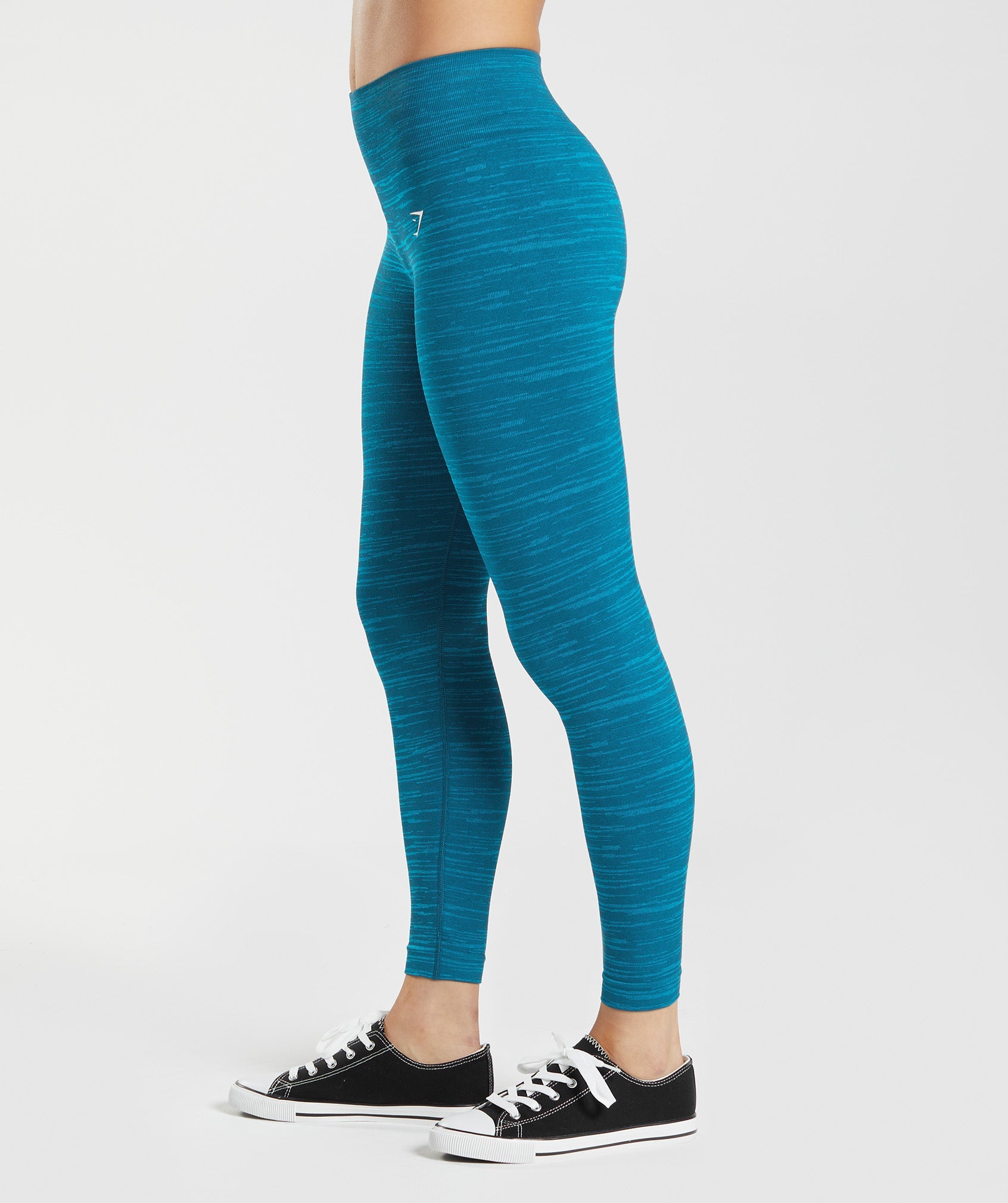 Blue Women's Gymshark Adapt Marl Seamless Leggings | DPLJHR-152