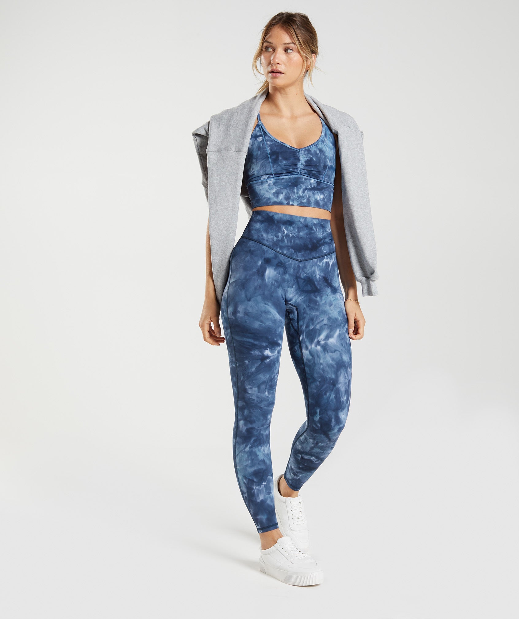 Blue Women's Gymshark Elevate Leggings | AWDEGV-306