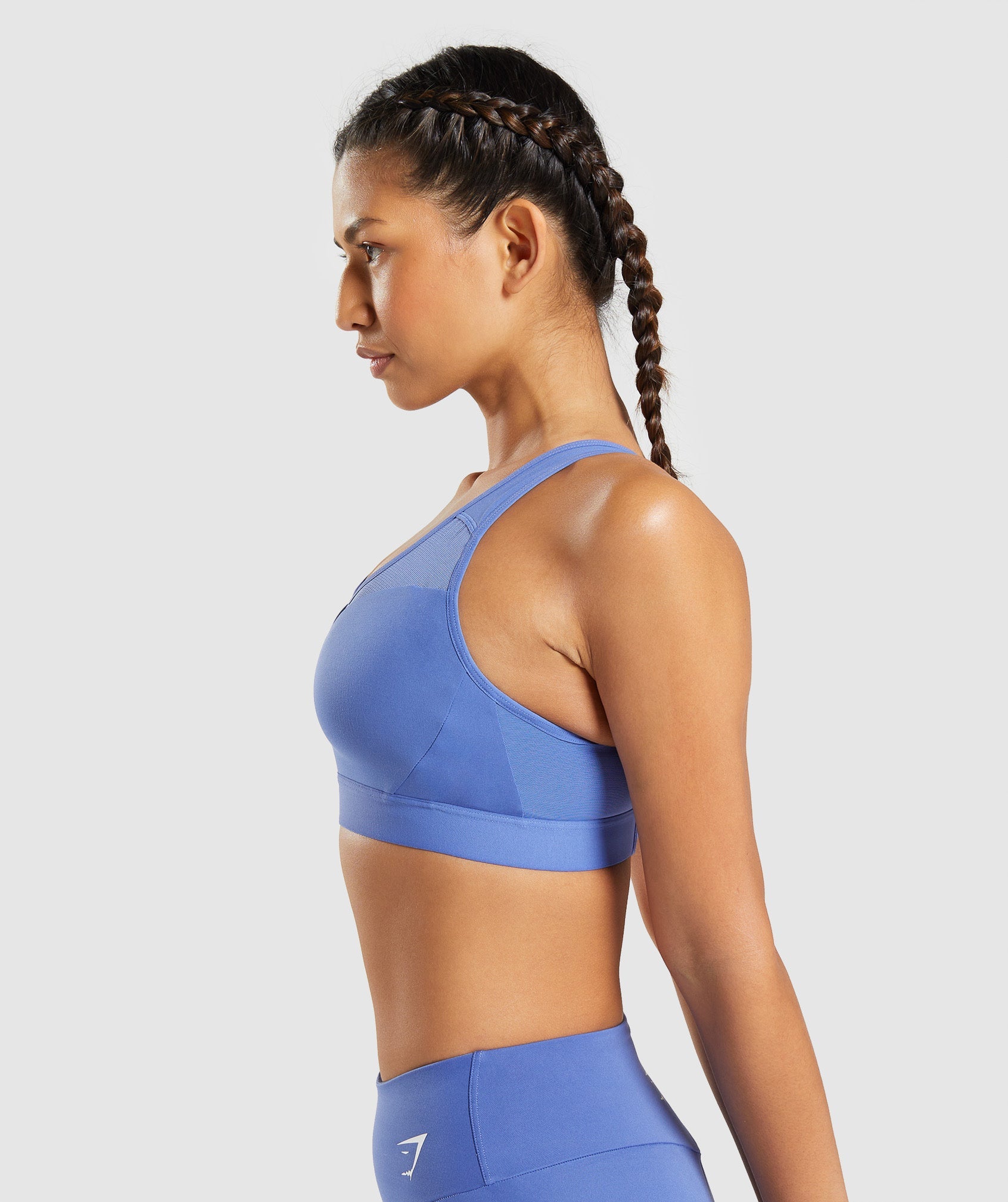 Blue Women's Gymshark Open Back Sports Bra | UMBKAL-647