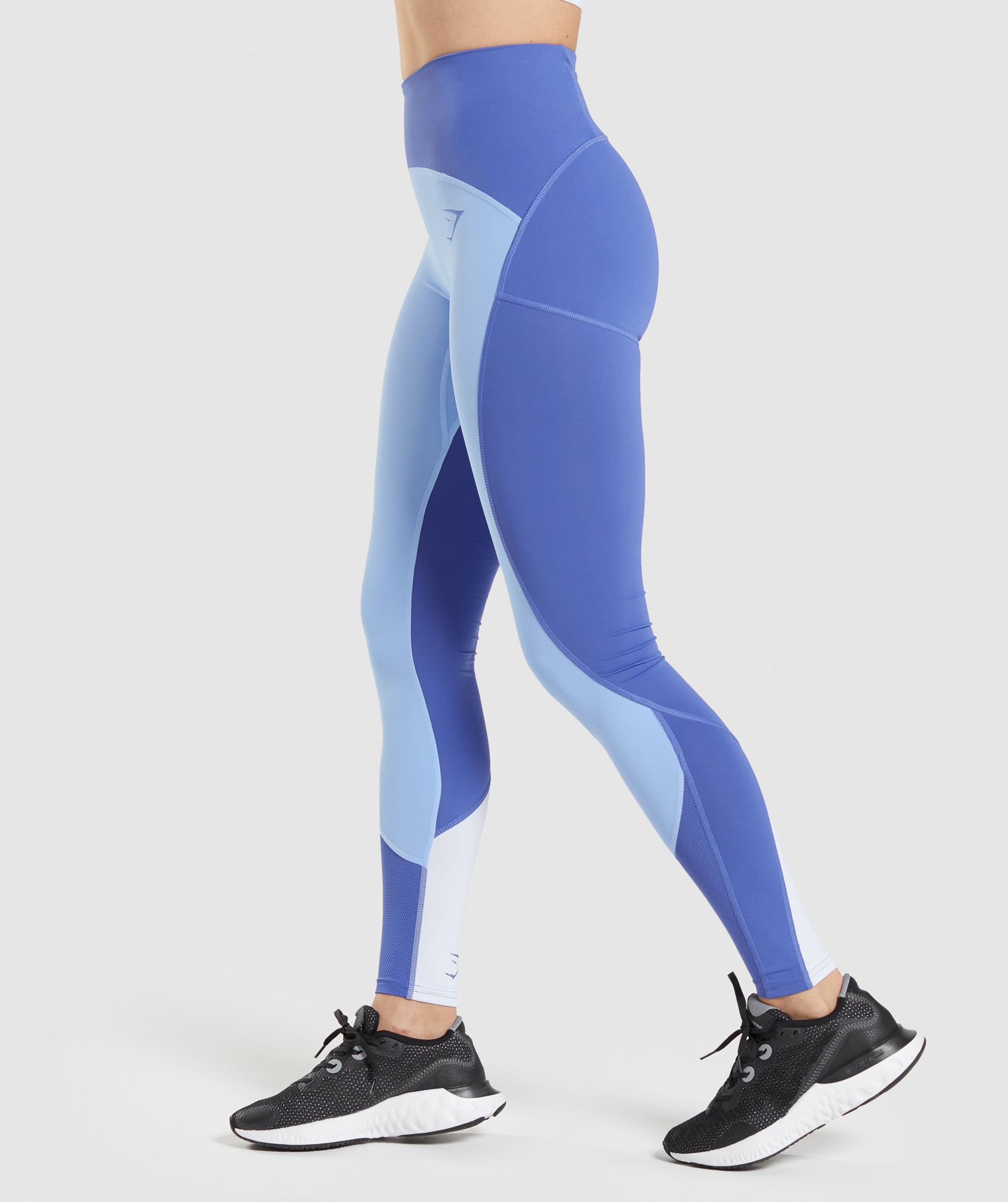 Blue Women's Gymshark Pulse Mesh Leggings | UODMSC-457