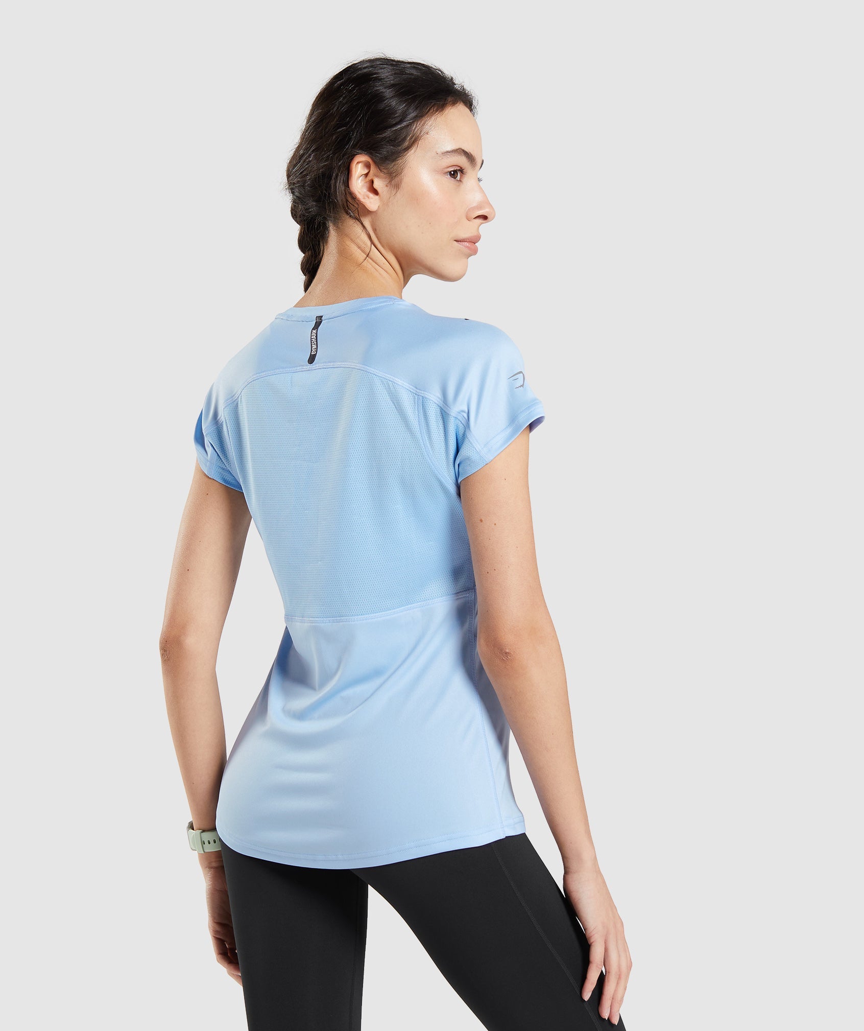 Blue Women's Gymshark Speed T Shirts | ASUKJW-183