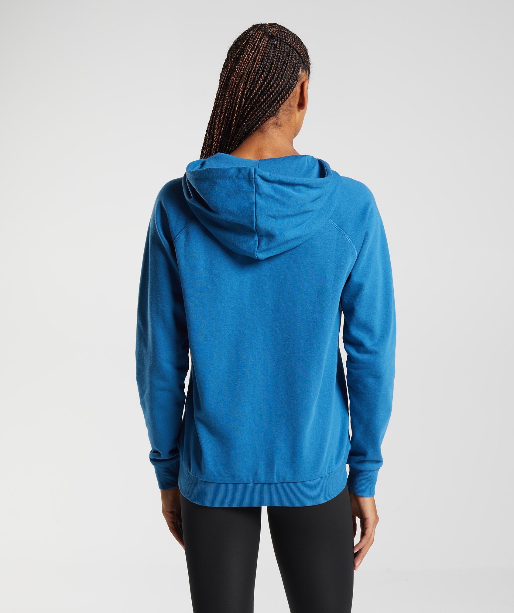 Blue Women's Gymshark Training Zip Hoodie | XTJHZL-542