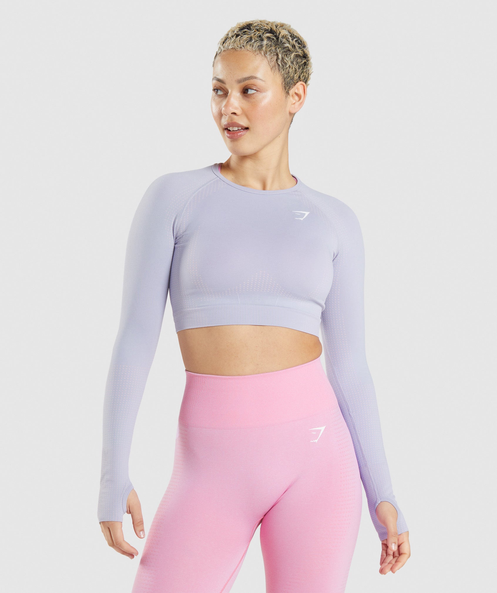 Blue Women\'s Gymshark Vital Seamless 2.0 Crop Tops | BEFTIZ-250