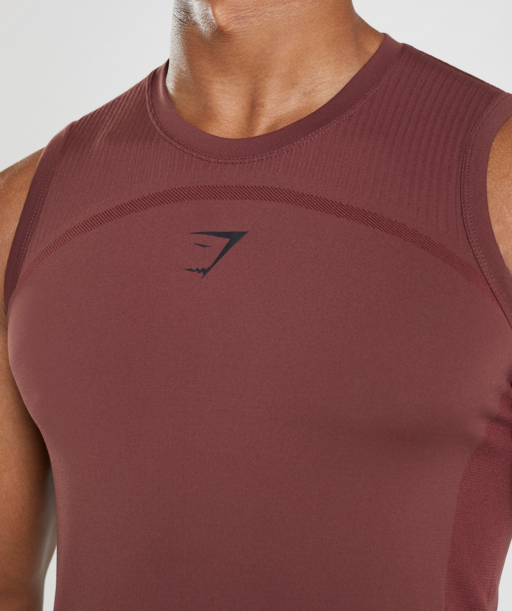 Brown Men's Gymshark 315 Seamless Tanks | XLWTEJ-249