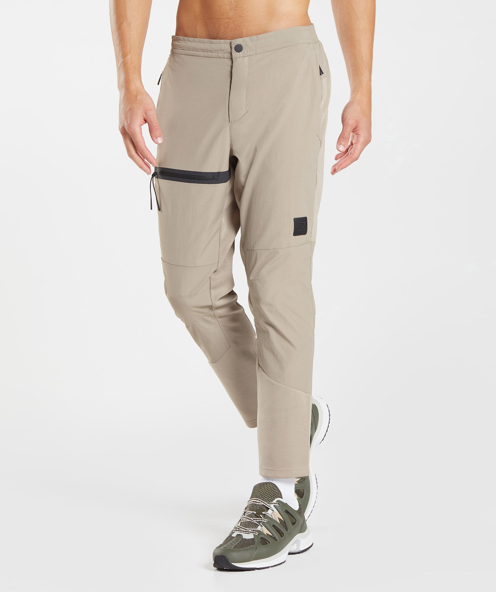 Brown Men\'s Gymshark Retake Woven Jogger | EJKWTZ-654