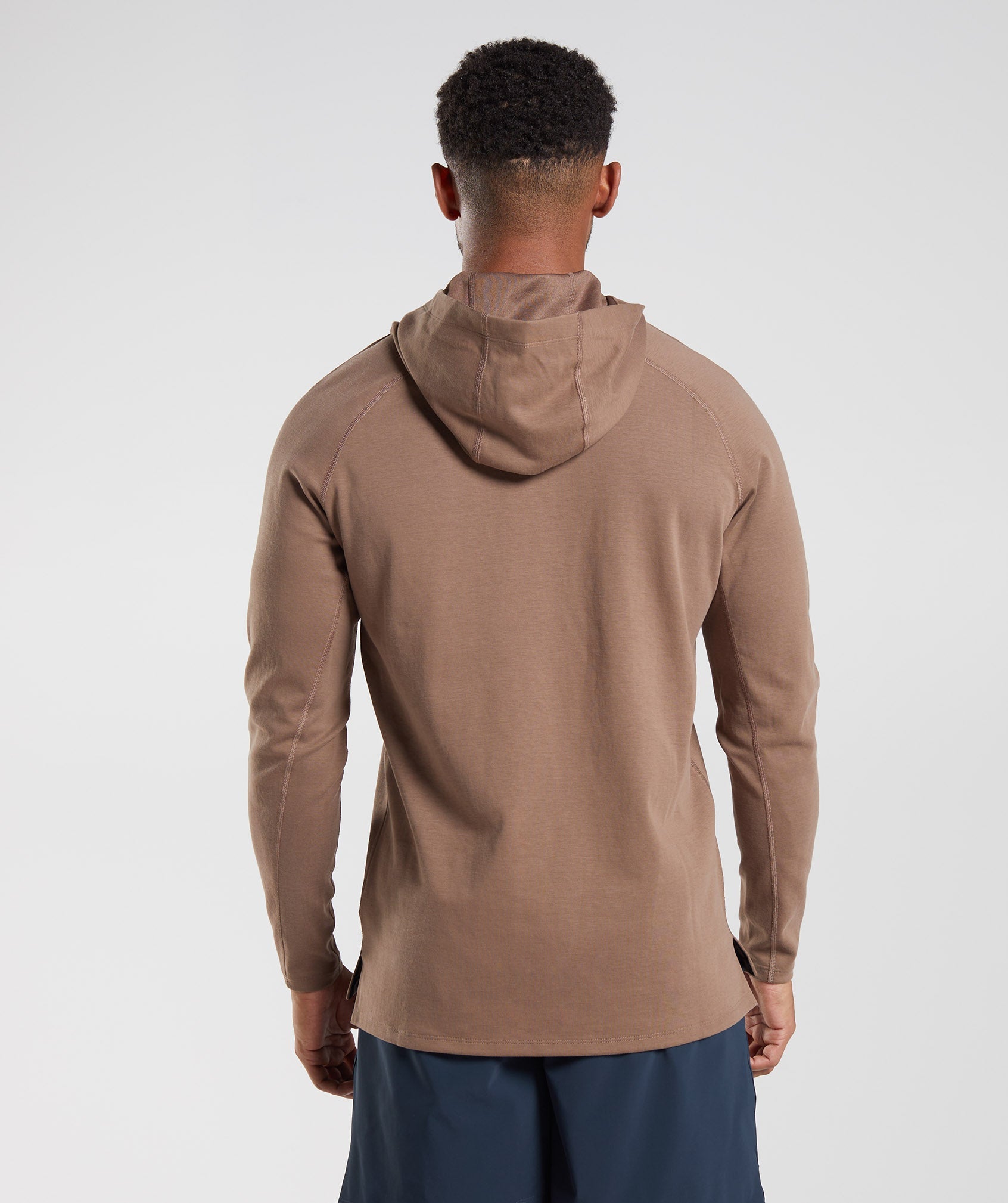 Brown Men's Gymshark Studio Hoodie | SNCVTA-497