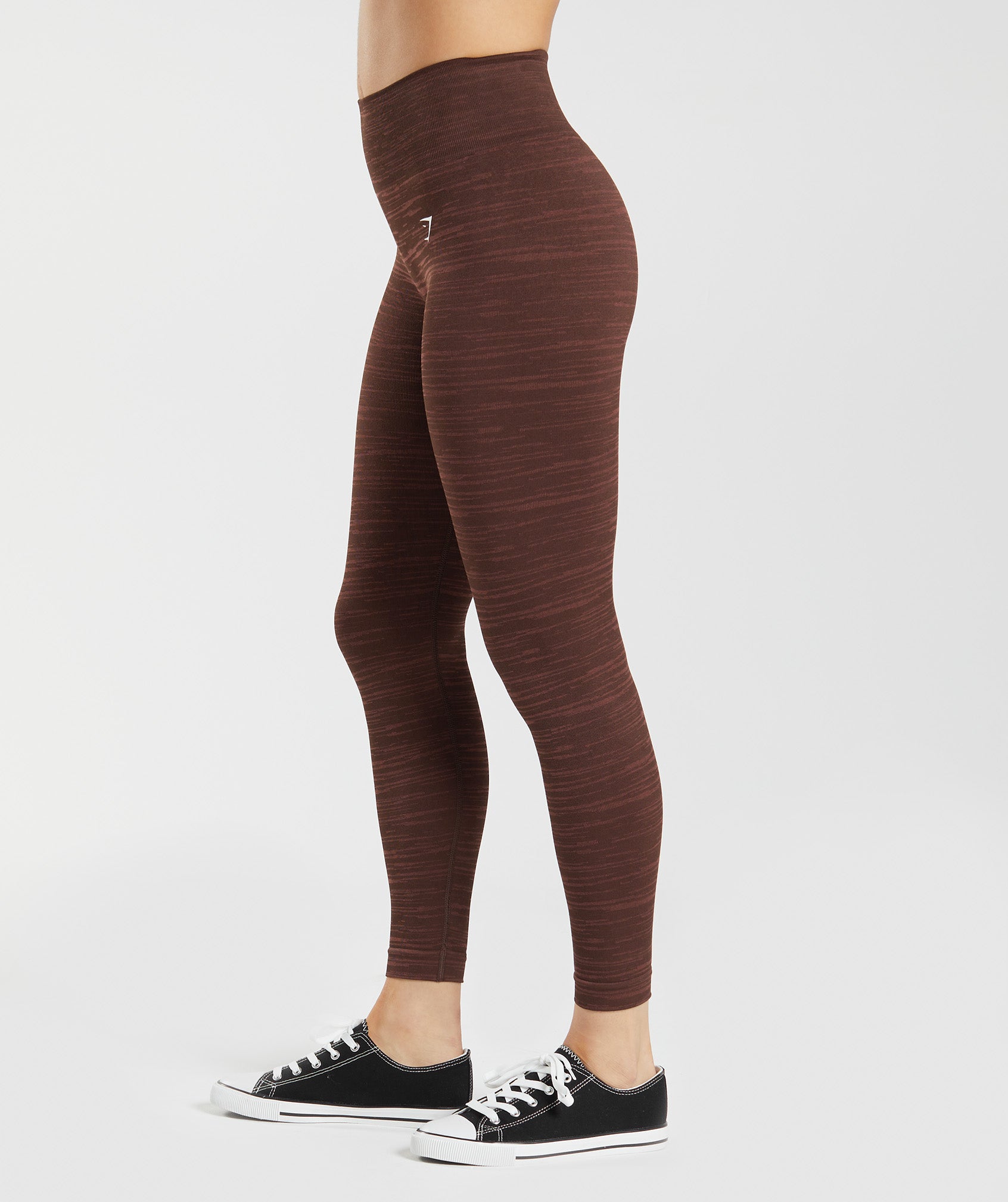 Brown Women's Gymshark Adapt Marl Seamless Leggings | BIGFNX-908