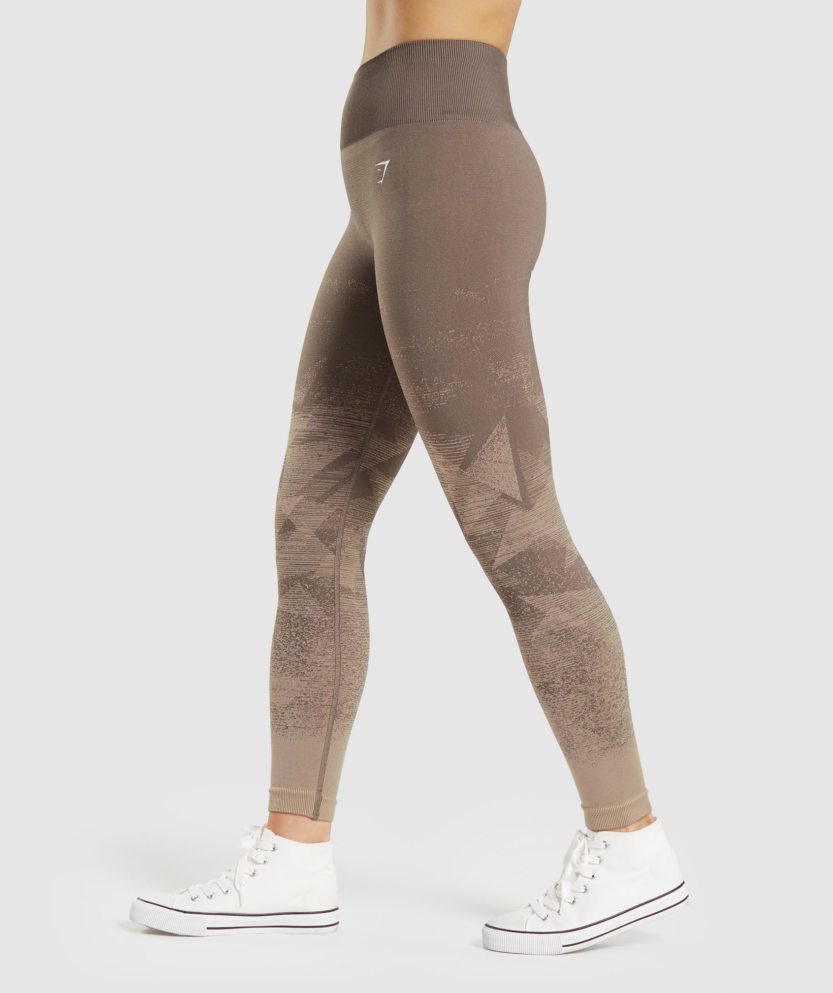 Brown Women's Gymshark Adapt Ombre Seamless Leggings | HBLQXO-312