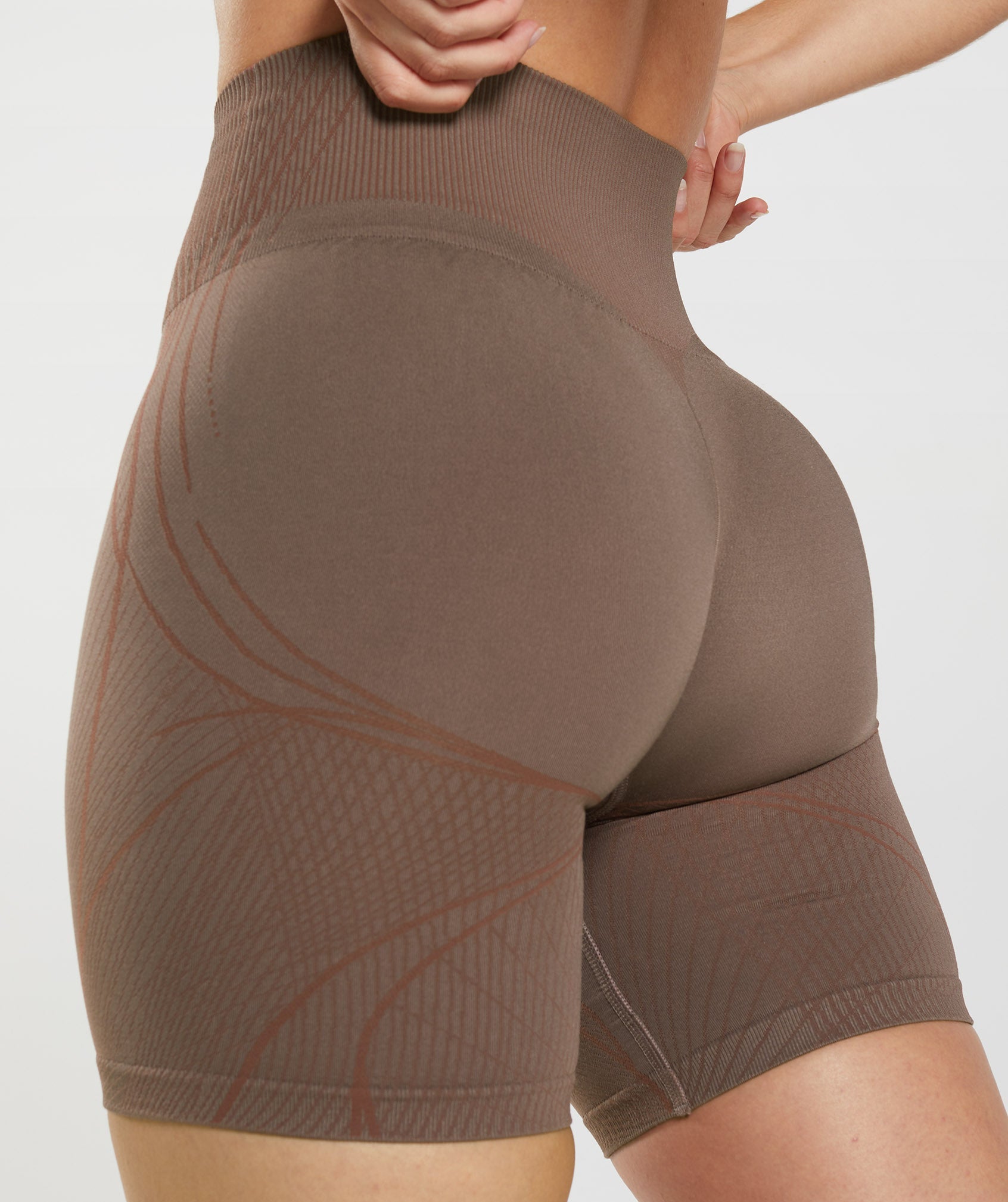 Brown Women's Gymshark Apex Seamless Shorts | LKEXBM-681