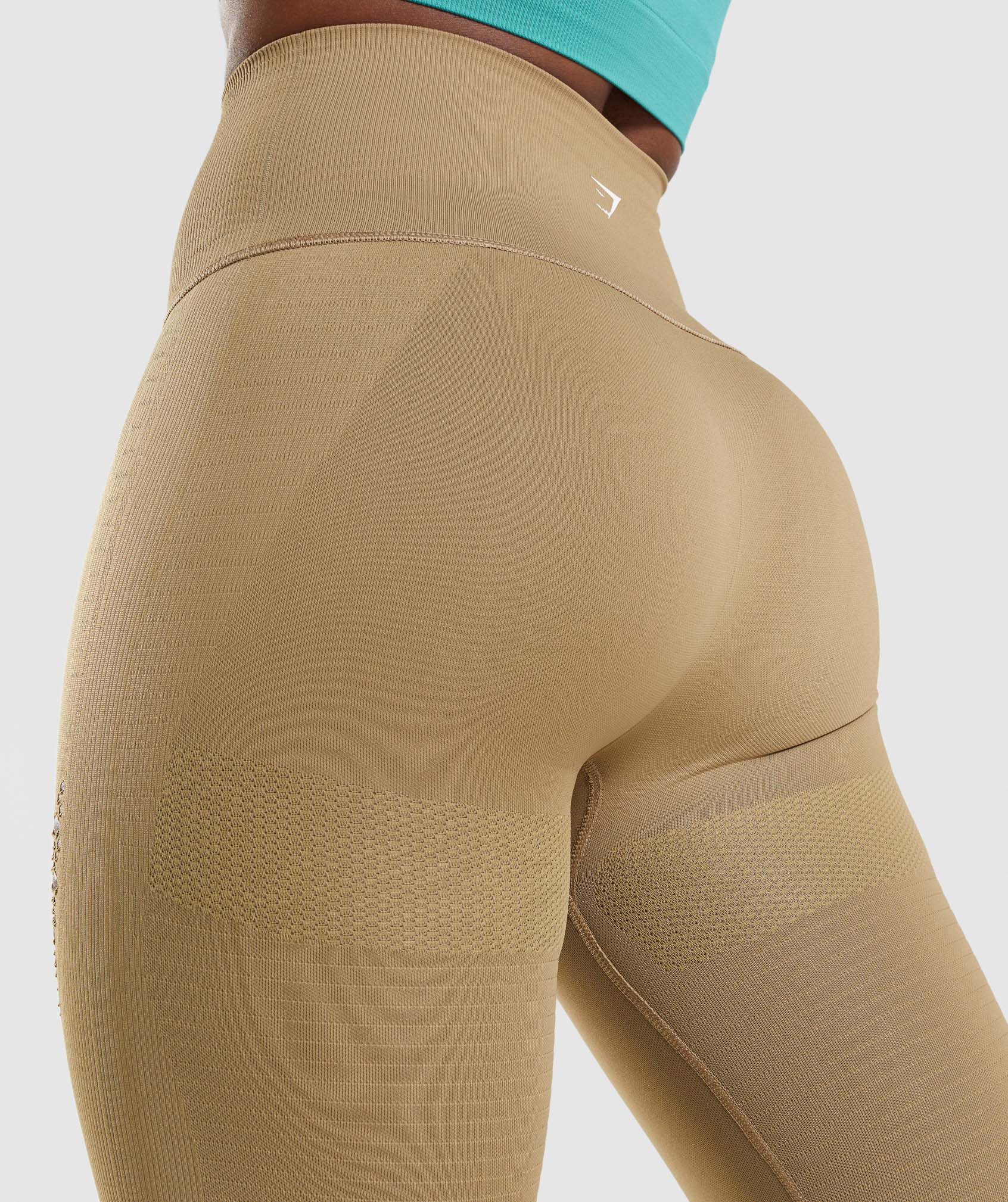 Brown Women's Gymshark Energy Seamless Leggings | JGBPAQ-283