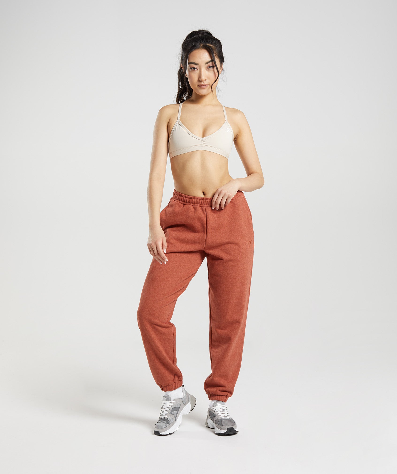 Brown Women's Gymshark Rest Day Sweats Jogger | MYOXQZ-231