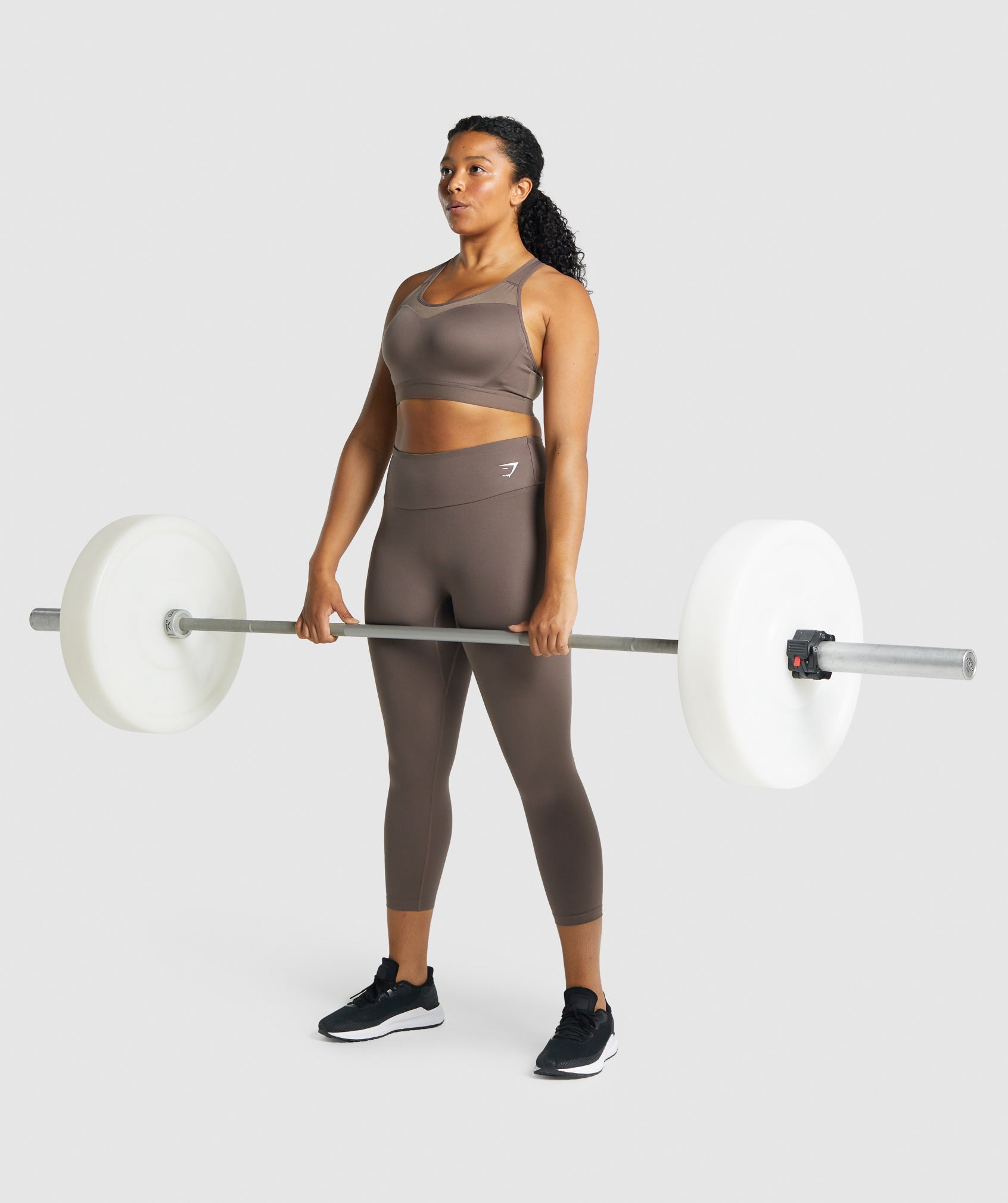 Brown Women's Gymshark Training 7/8 Leggings | OFRYEJ-067