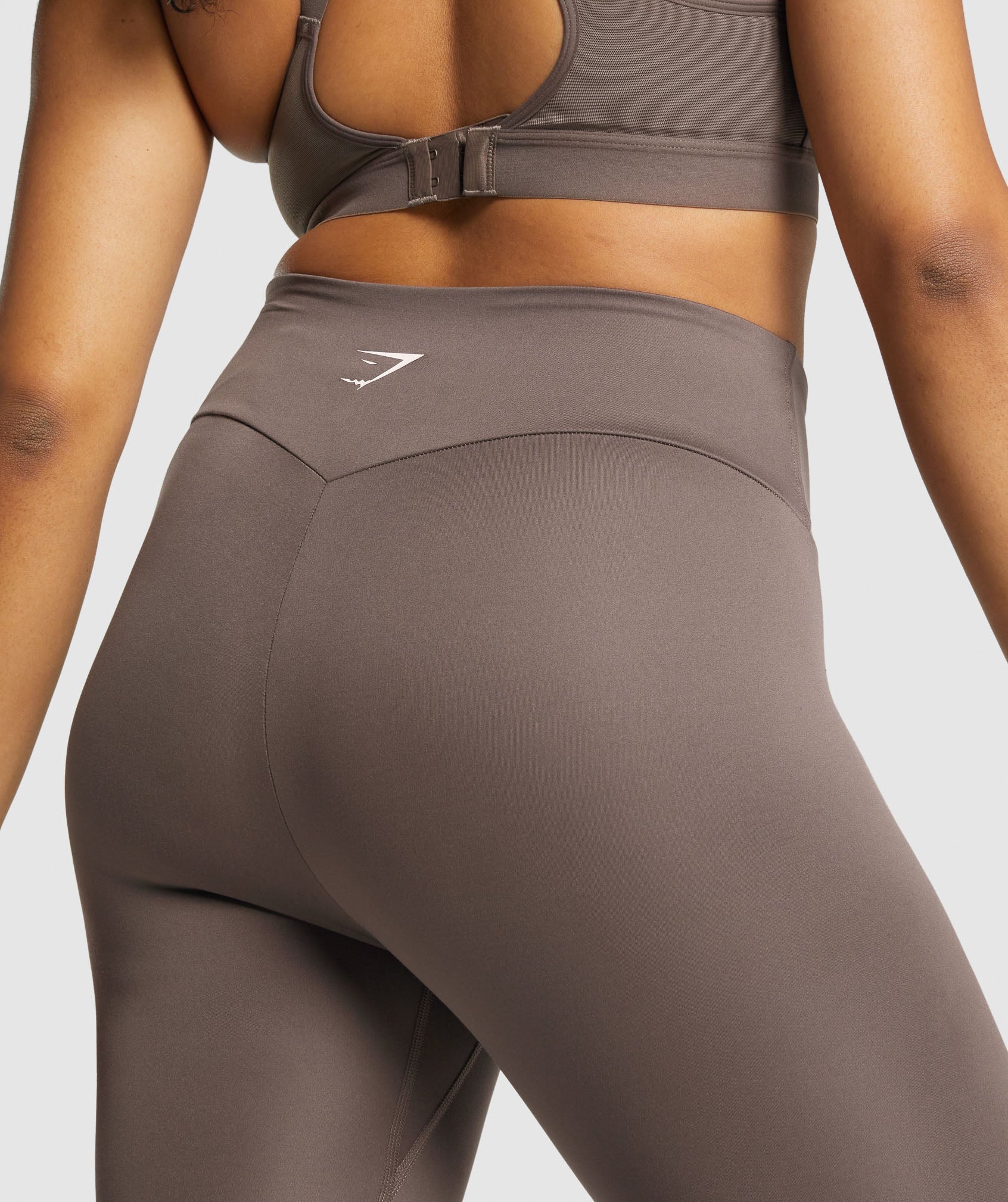 Brown Women's Gymshark Training 7/8 Leggings | OFRYEJ-067