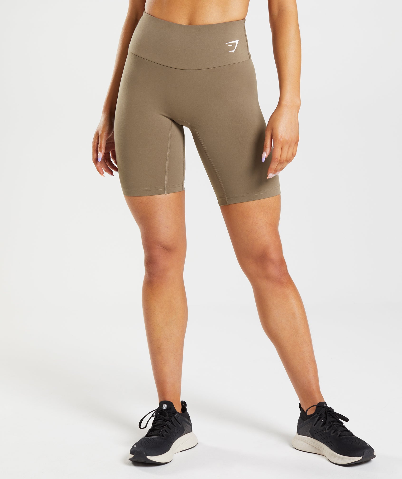 Brown Women\'s Gymshark Training Cycling Shorts | AOVUHC-213