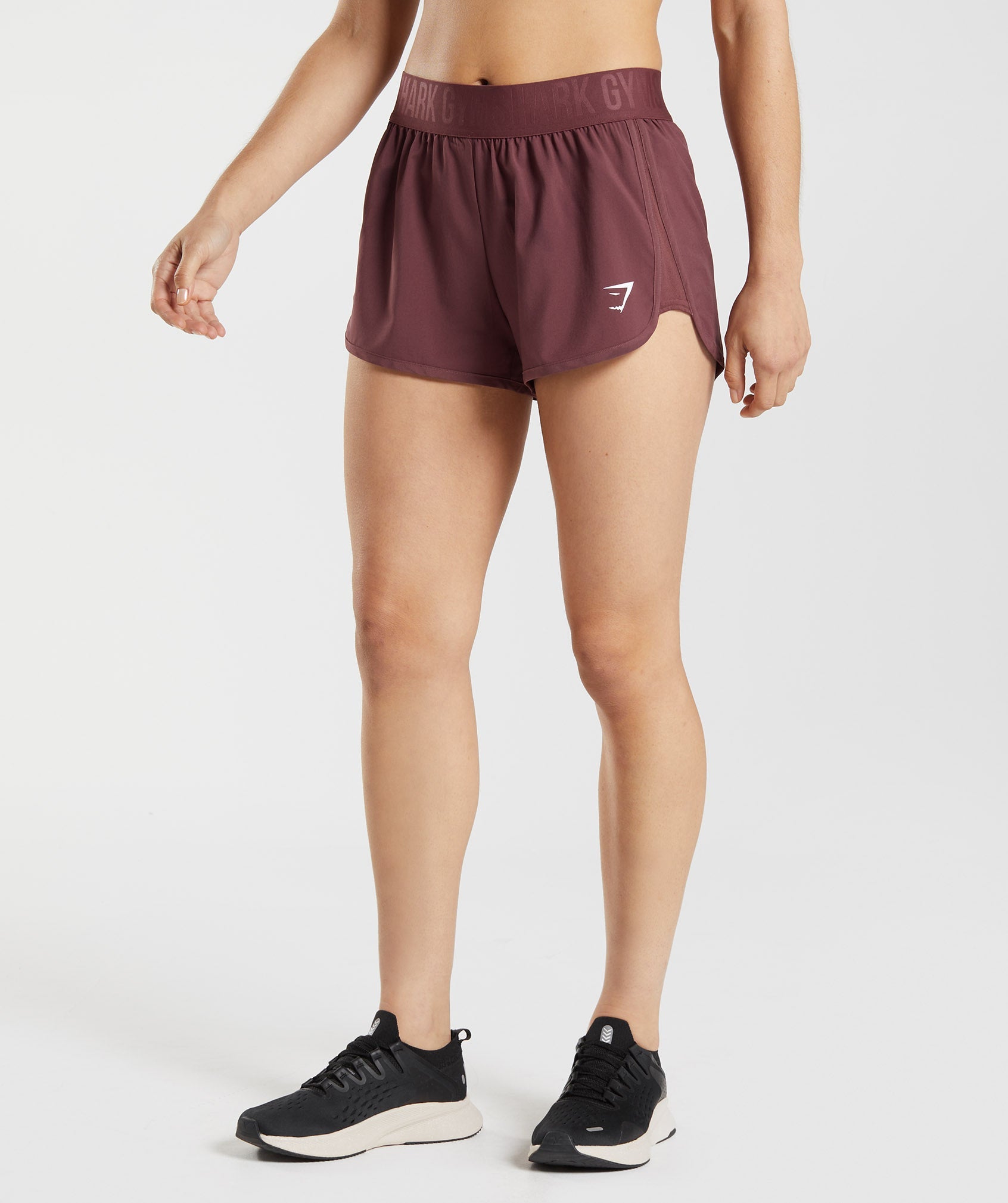 Brown Women\'s Gymshark Training Loose Fit Shorts | QBDMJR-824