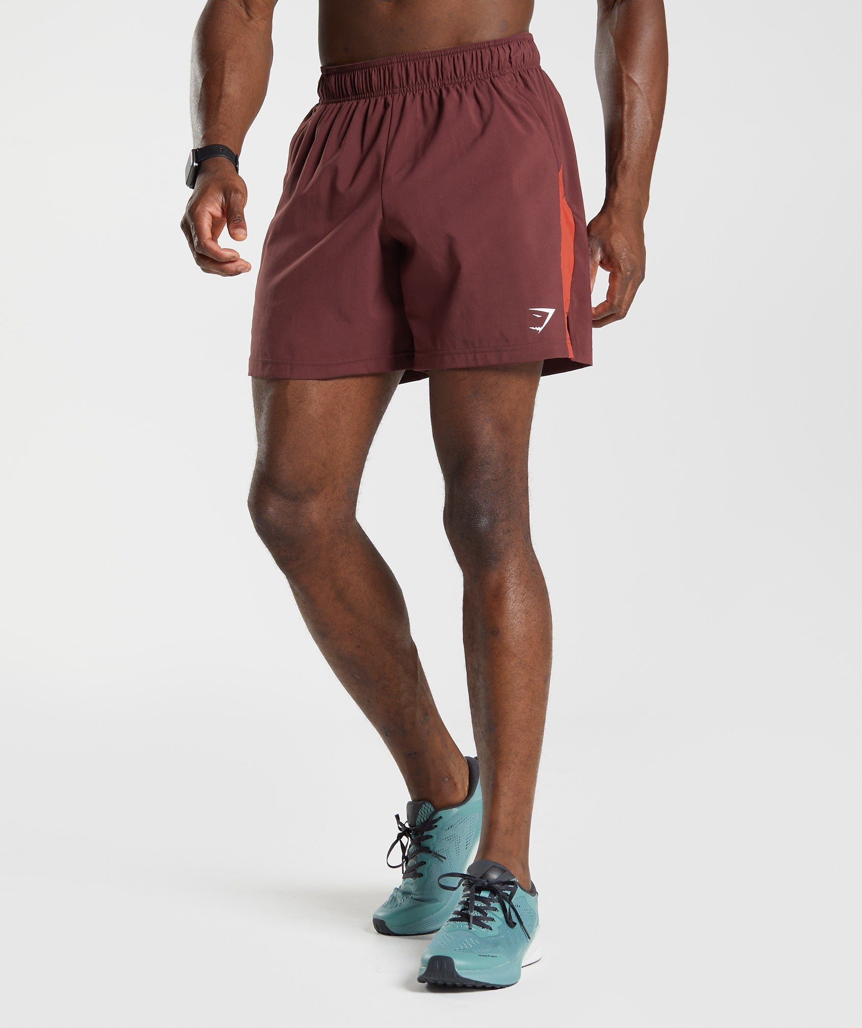 Burgundy Men\'s Gymshark Sport Shorts | HLORNE-926