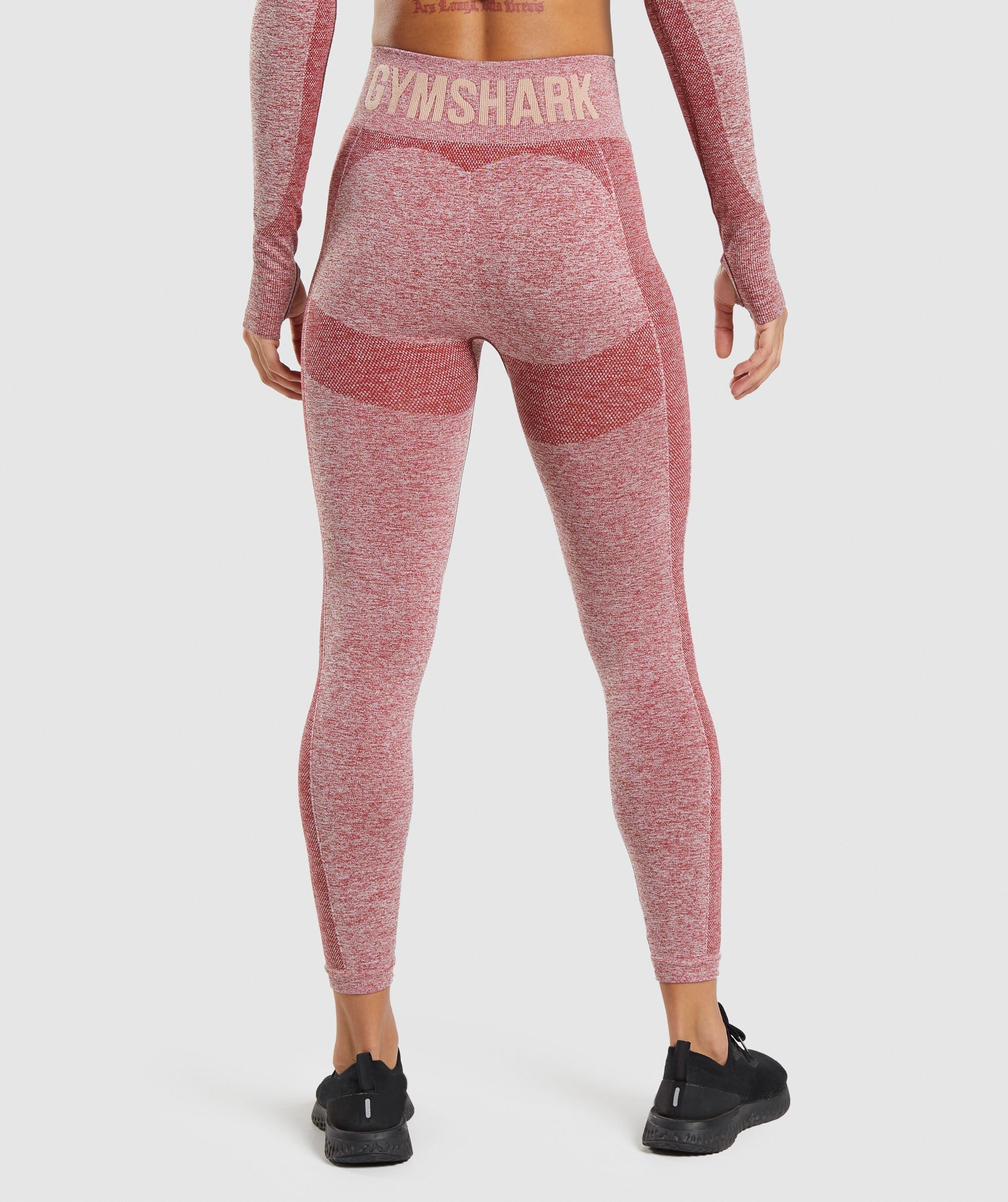 Burgundy Women's Gymshark Flex High Waisted Leggings | TEYUGQ-038