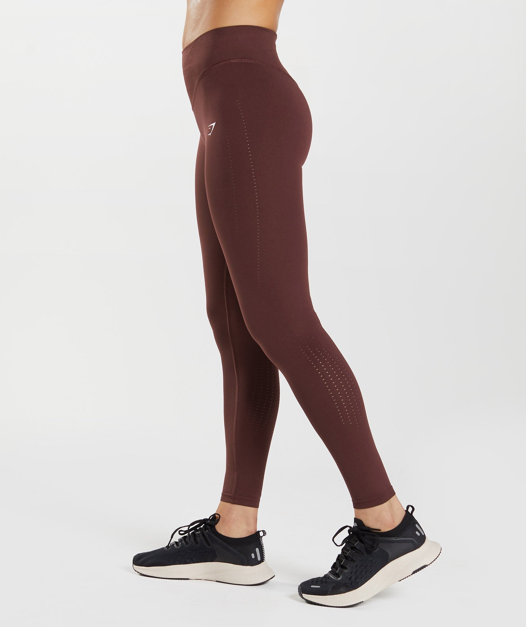 Burgundy Women's Gymshark Sweat Seamless Sculpt Leggings | VZAYNU-534