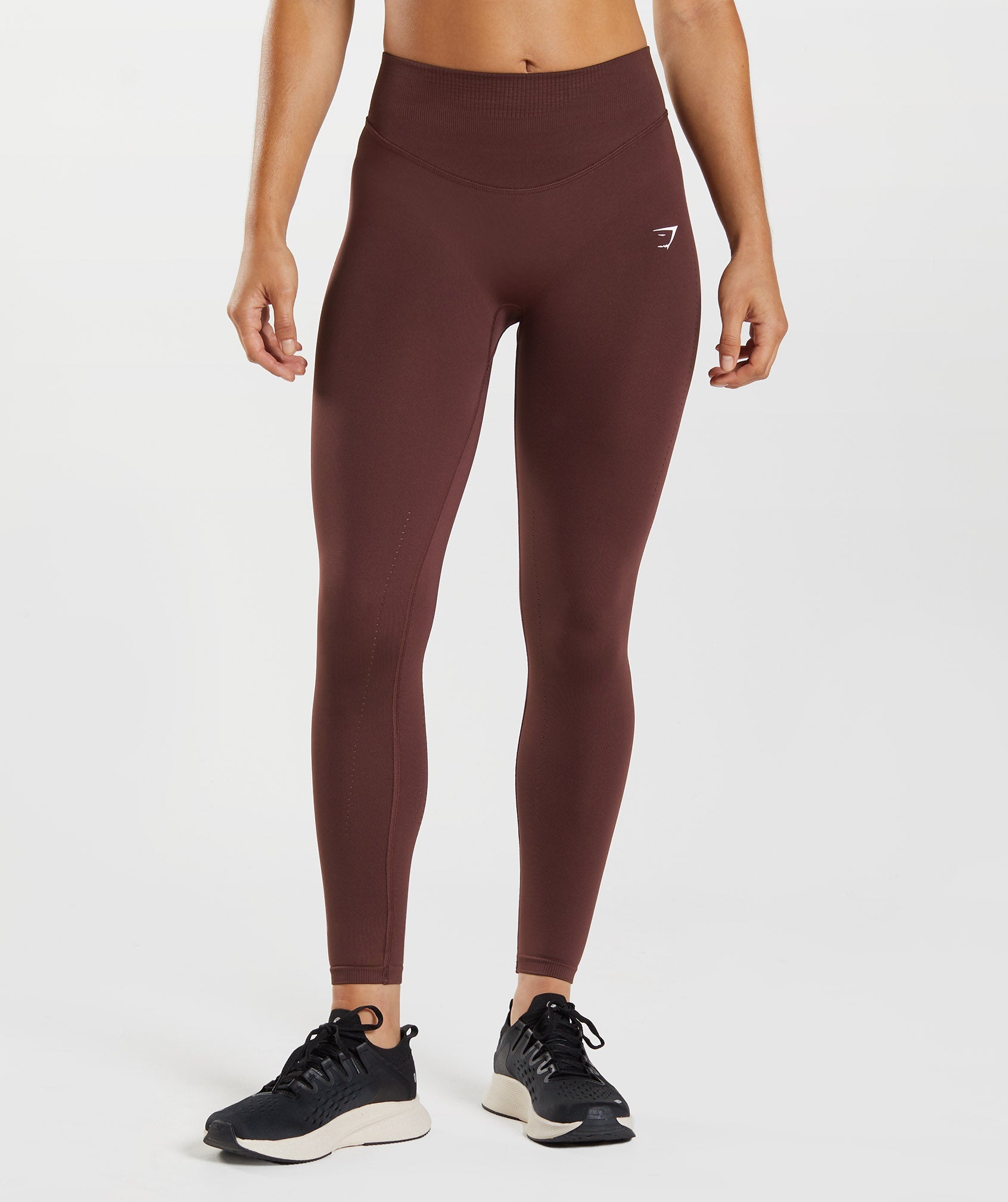 Burgundy Women\'s Gymshark Sweat Seamless Sculpt Leggings | VZAYNU-534