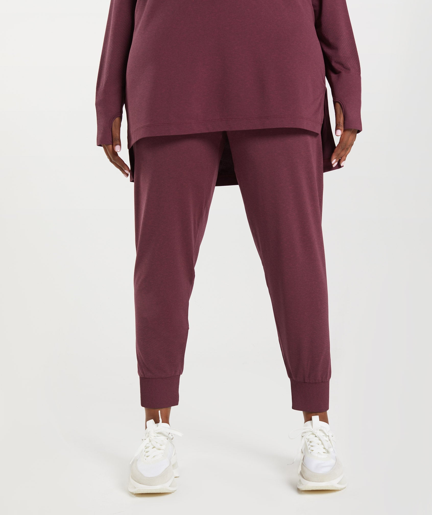 Burgundy Women's Gymshark Vital Seamless 2.0 Jogger | IRQWVC-327