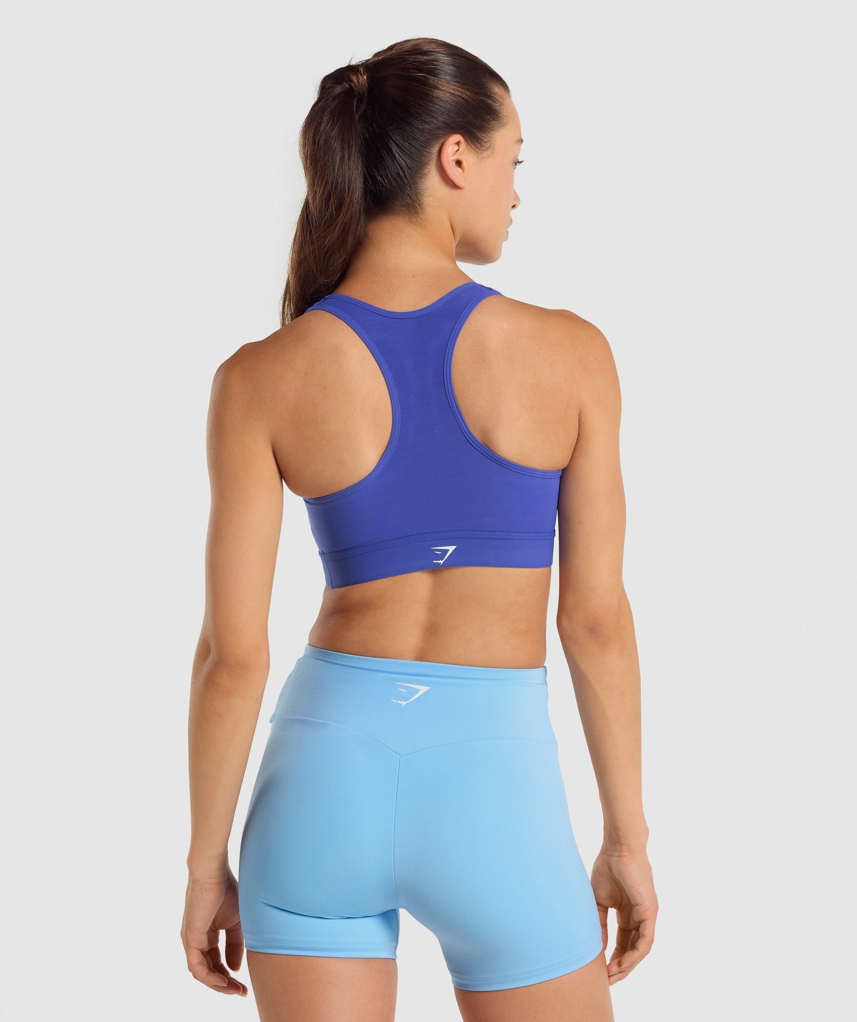 Dark Blue Women's Gymshark Lightweight High Support Sports Bra | ZKSBAQ-864