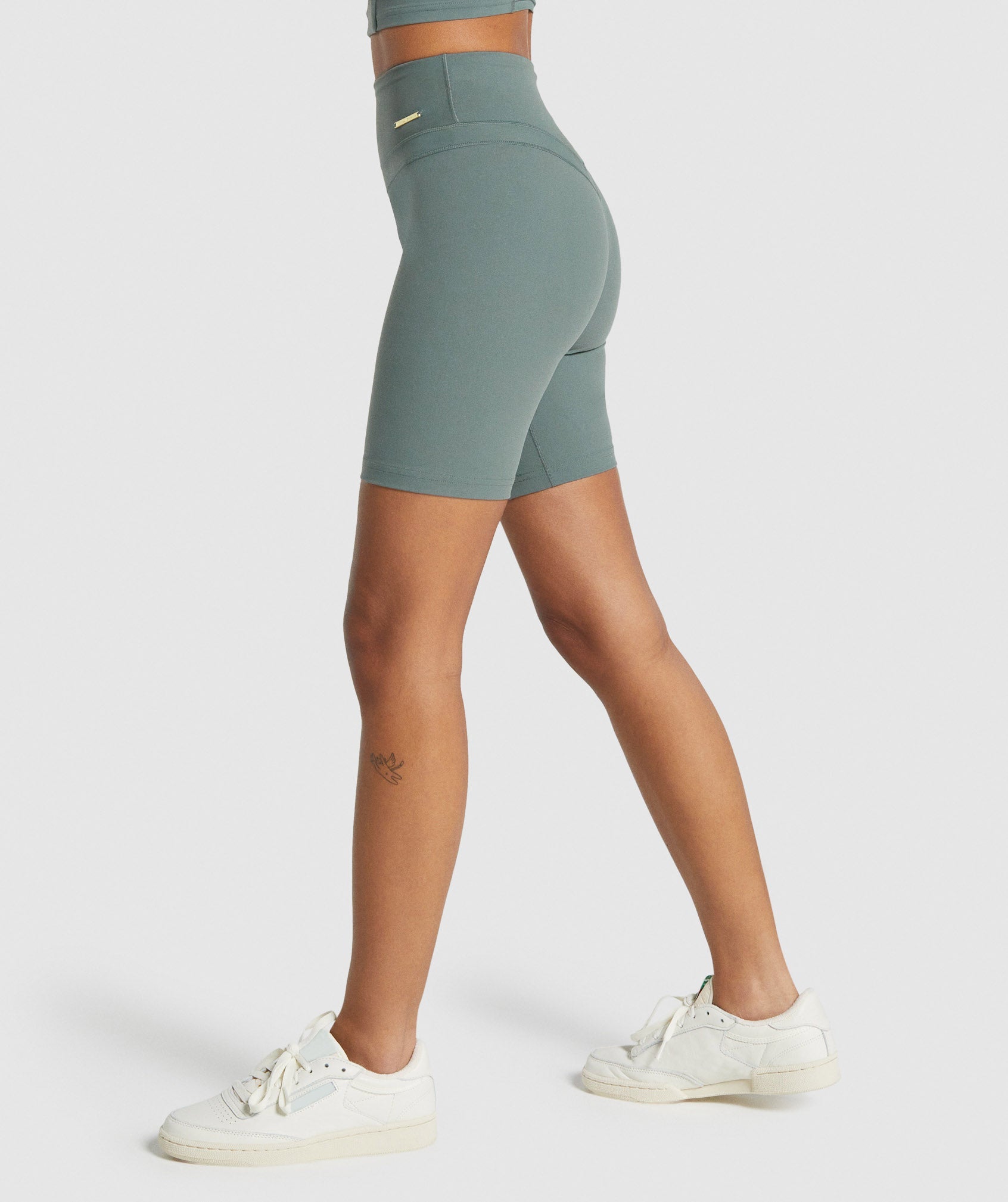 Dark Green Women's Gymshark Whitney Cycling Shorts | NMQSYP-062