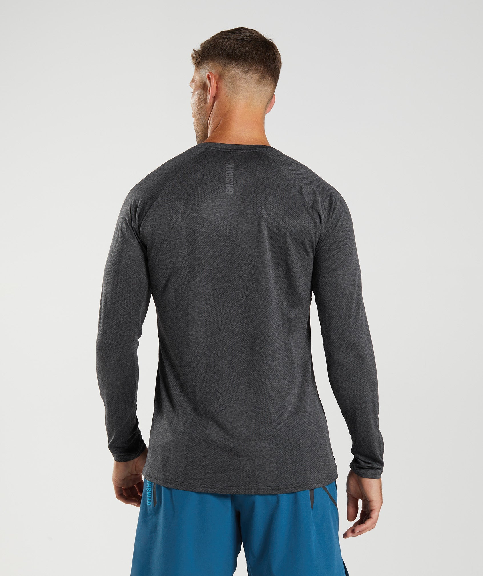 Dark Grey Men's Gymshark Apex Long Sleeve T Shirts | AXLTOW-928