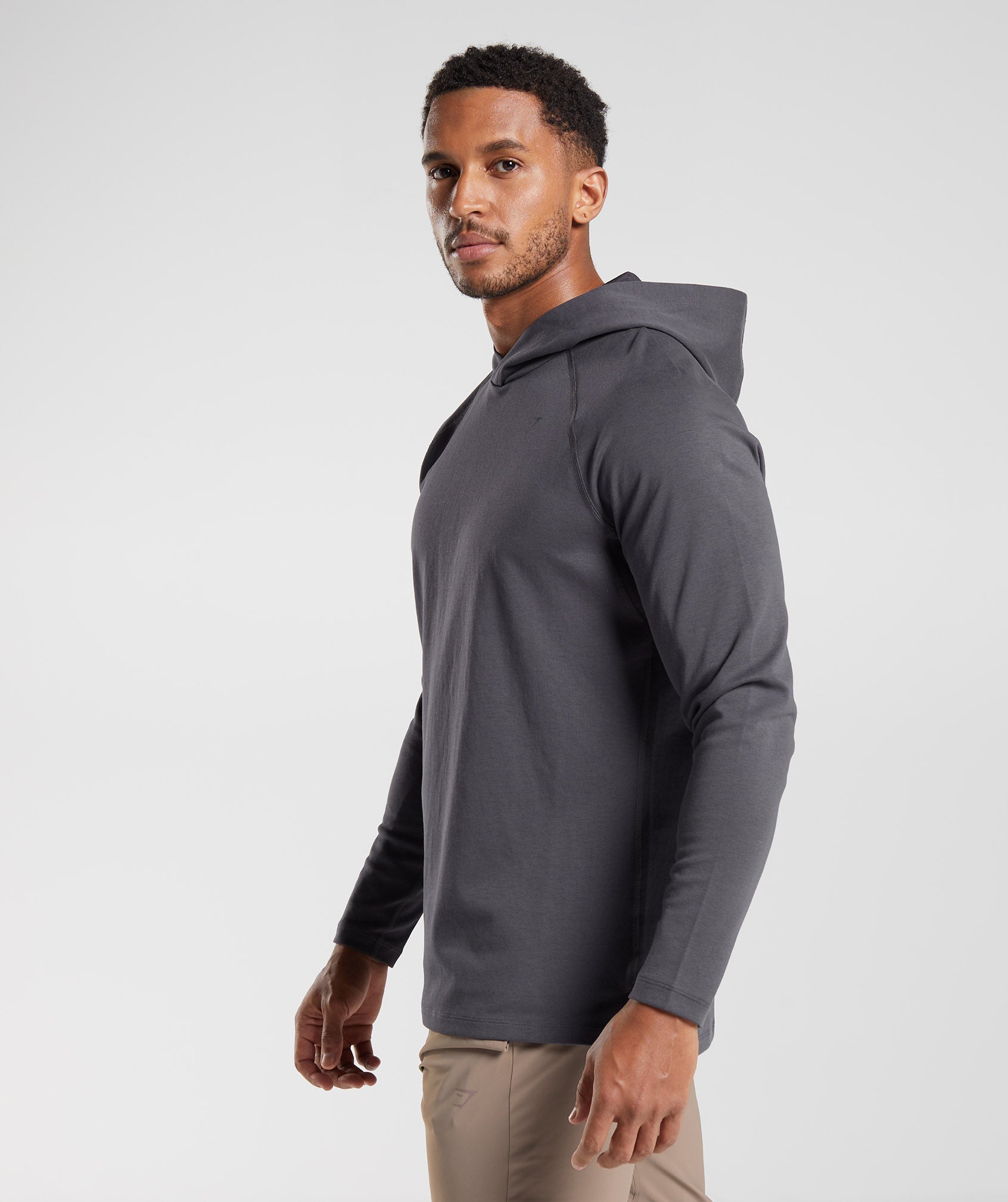 Dark Grey Men's Gymshark Studio Hoodie | MTALPF-307