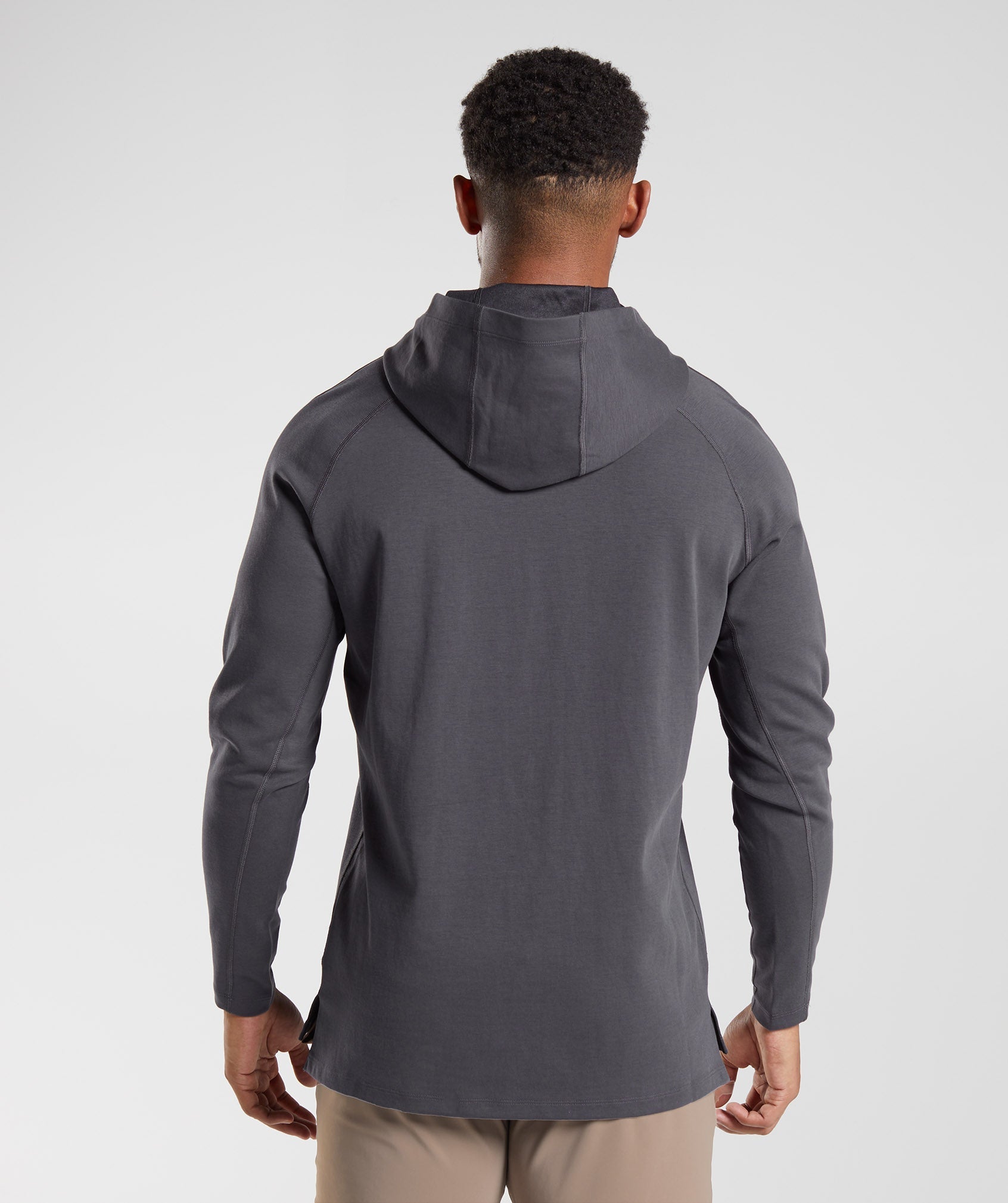 Dark Grey Men's Gymshark Studio Hoodie | MTALPF-307