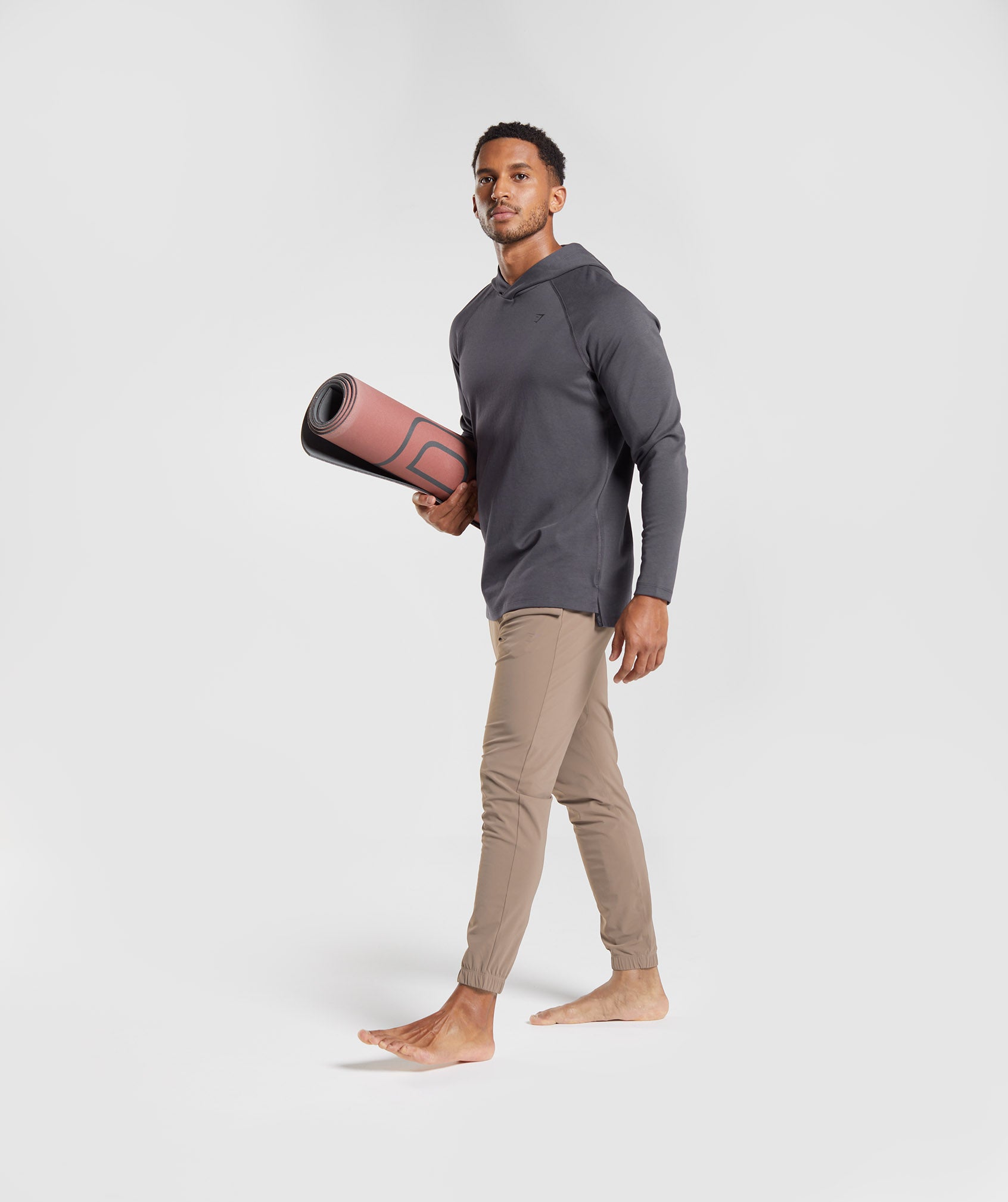 Dark Grey Men's Gymshark Studio Hoodie | MTALPF-307