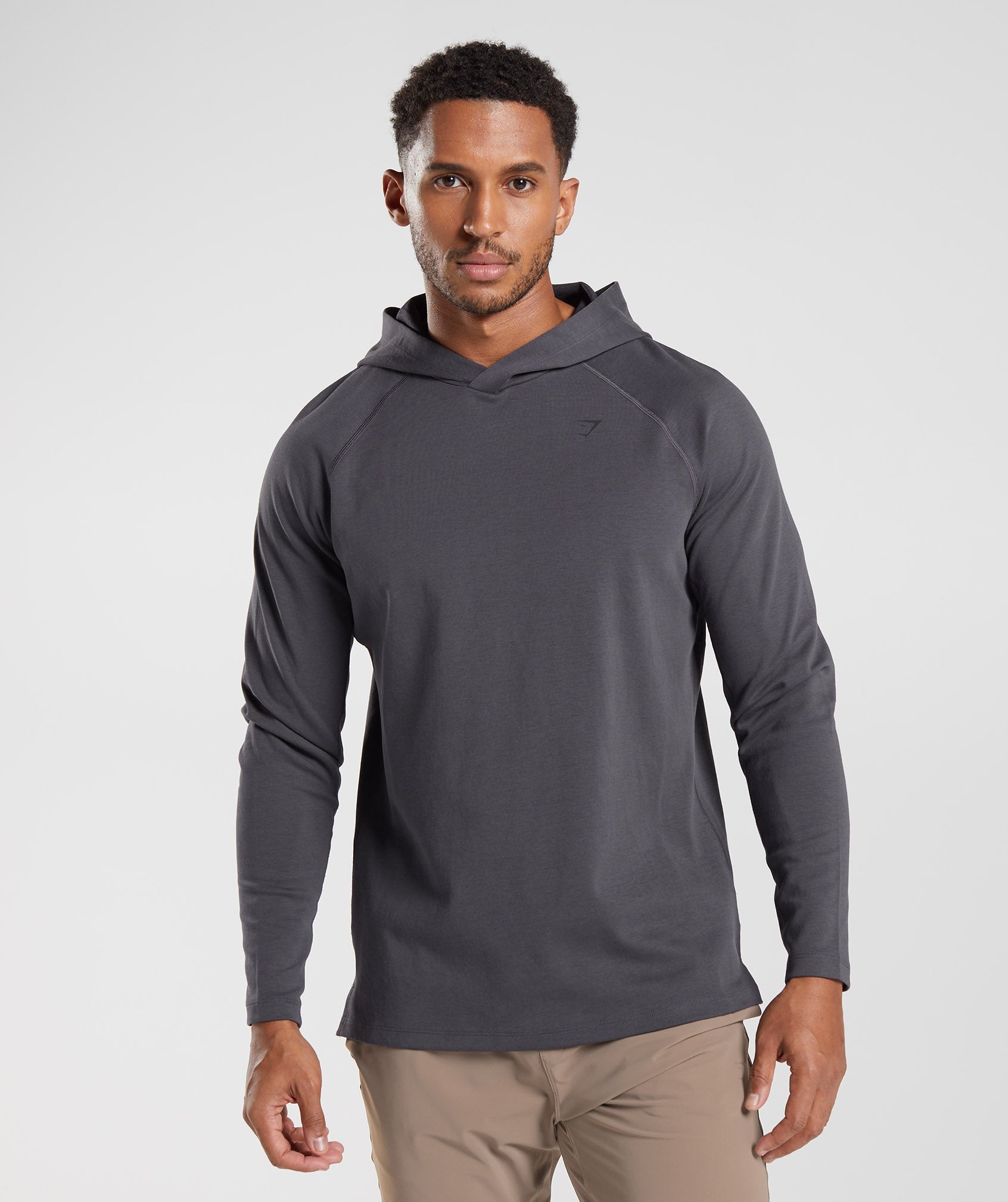 Dark Grey Men\'s Gymshark Studio Hoodie | MTALPF-307