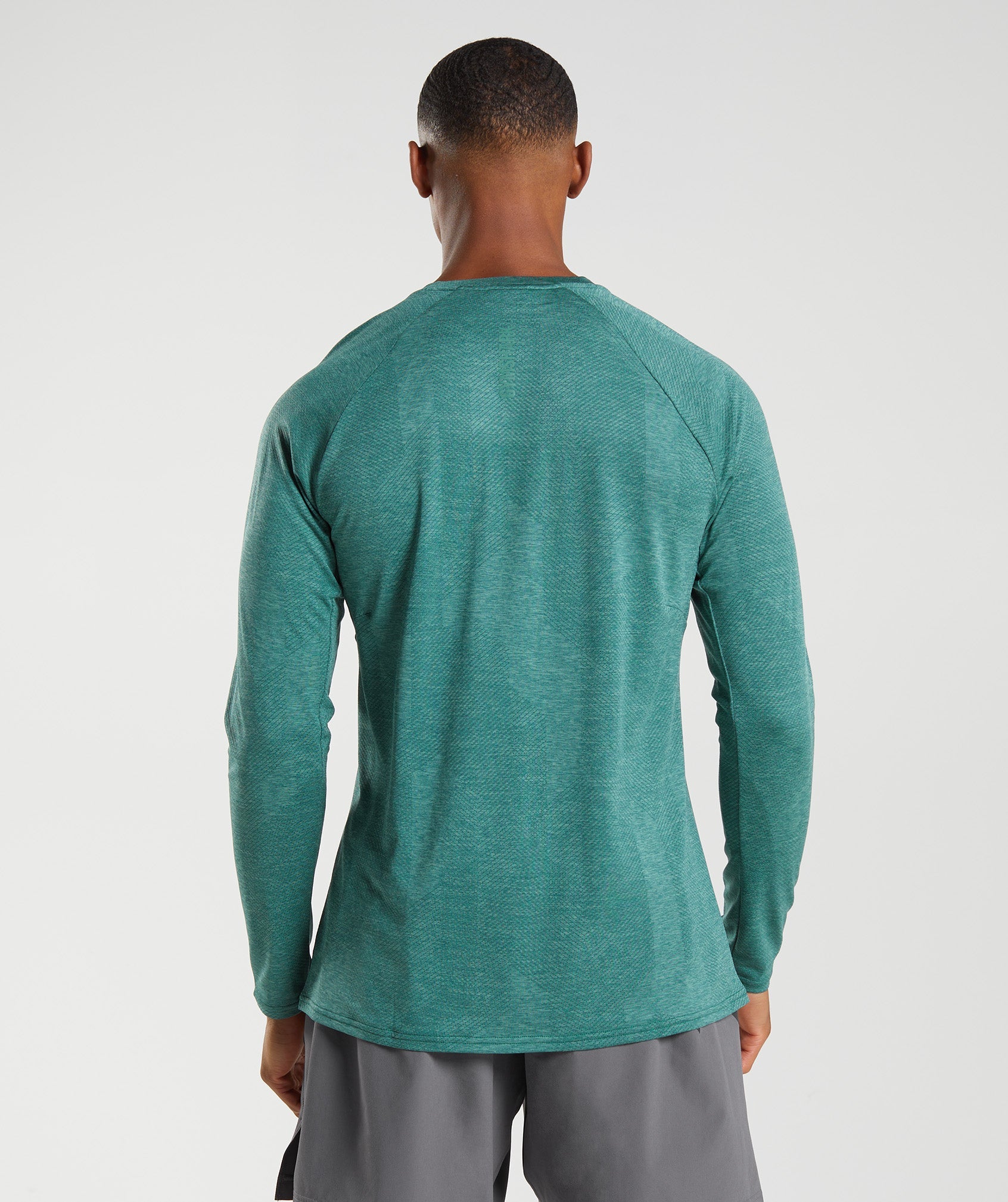 Green Men's Gymshark Apex Long Sleeve T Shirts | YONCSR-154