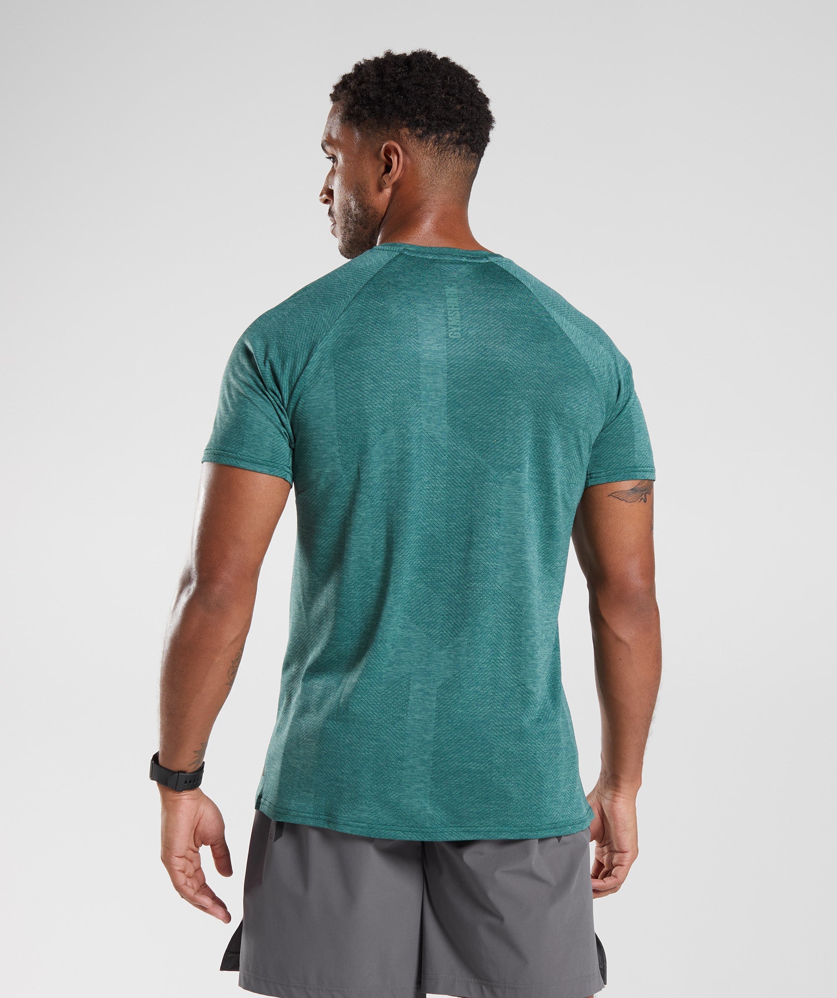 Green Men's Gymshark Apex T Shirts | SMPHEA-491