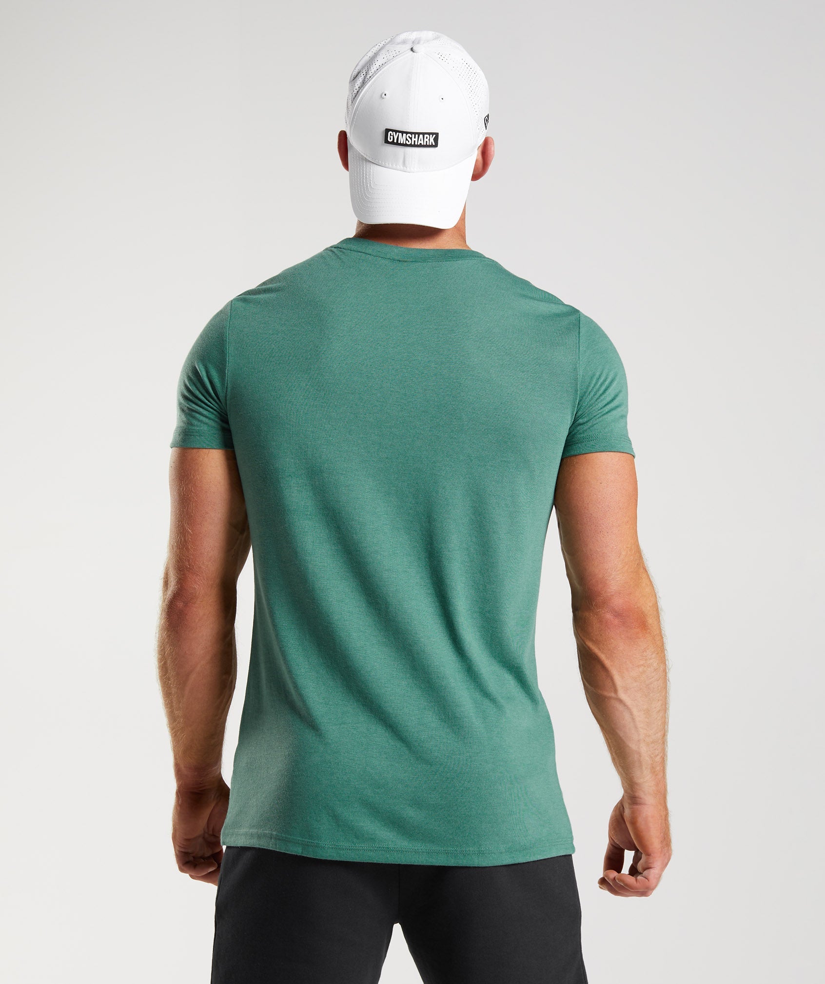 Green Men's Gymshark Legacy T Shirts | YPXGFB-829