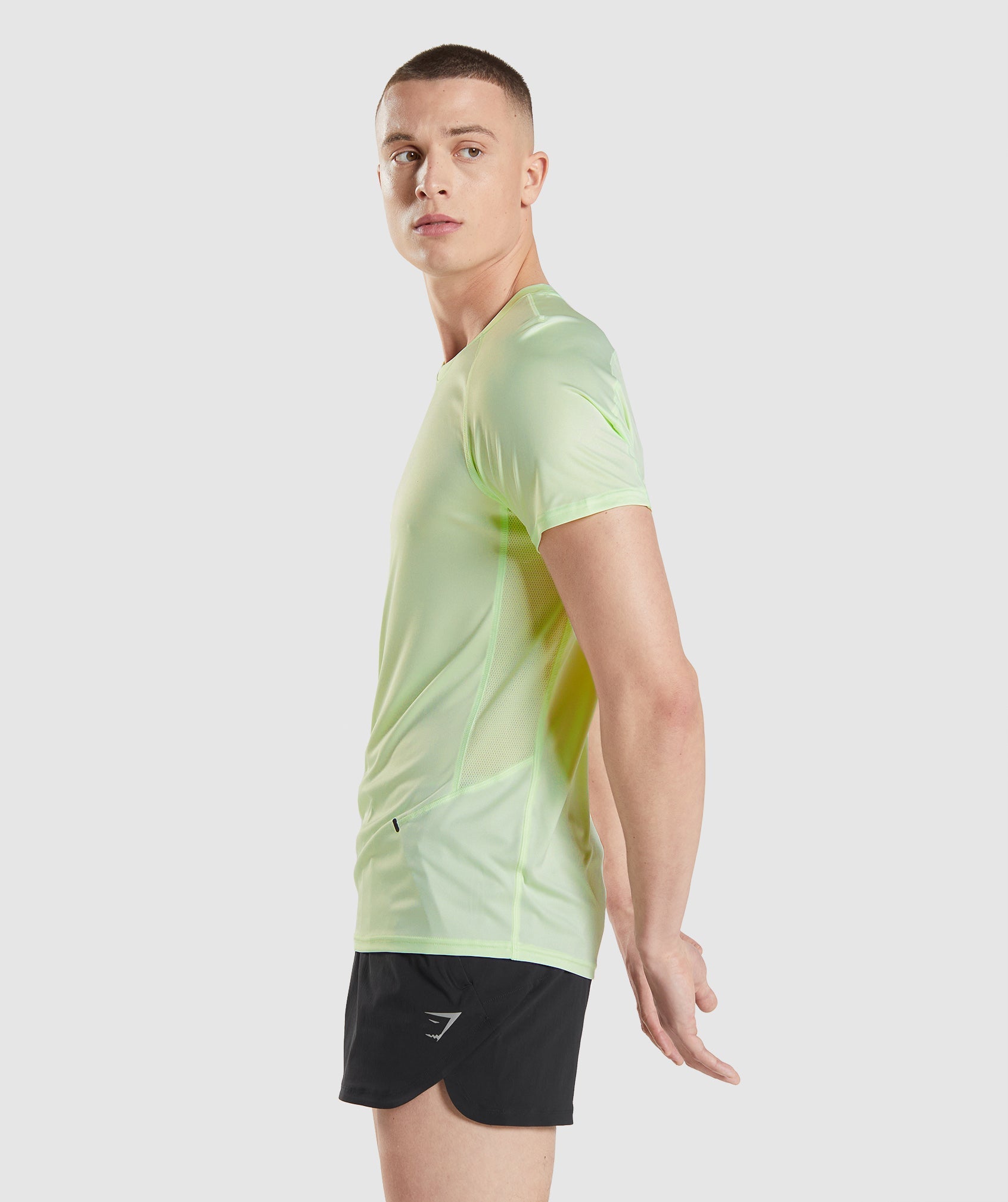 Green Men's Gymshark Speed Evolve T Shirts | TGEPKU-652