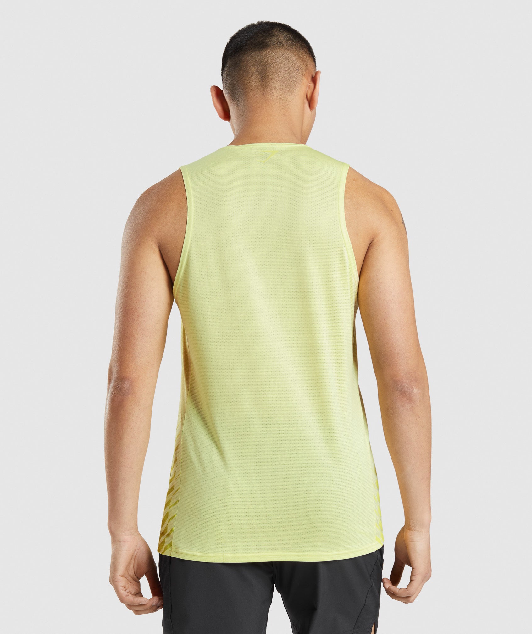 Green Men's Gymshark Sport Stripe Tanks | BMOTVC-609