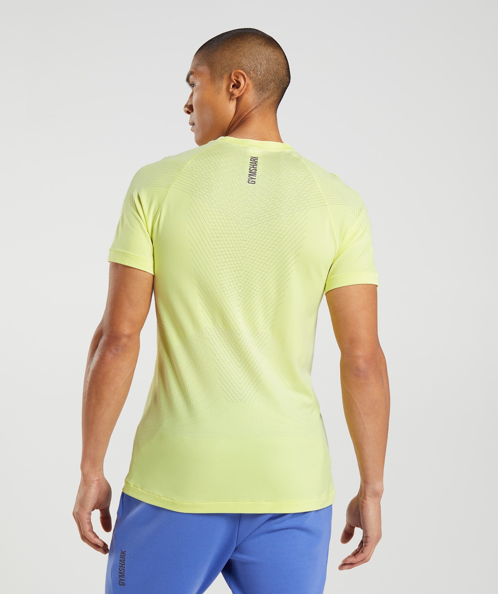 Green / White Men's Gymshark Apex Seamless T Shirts | YCTQBI-705