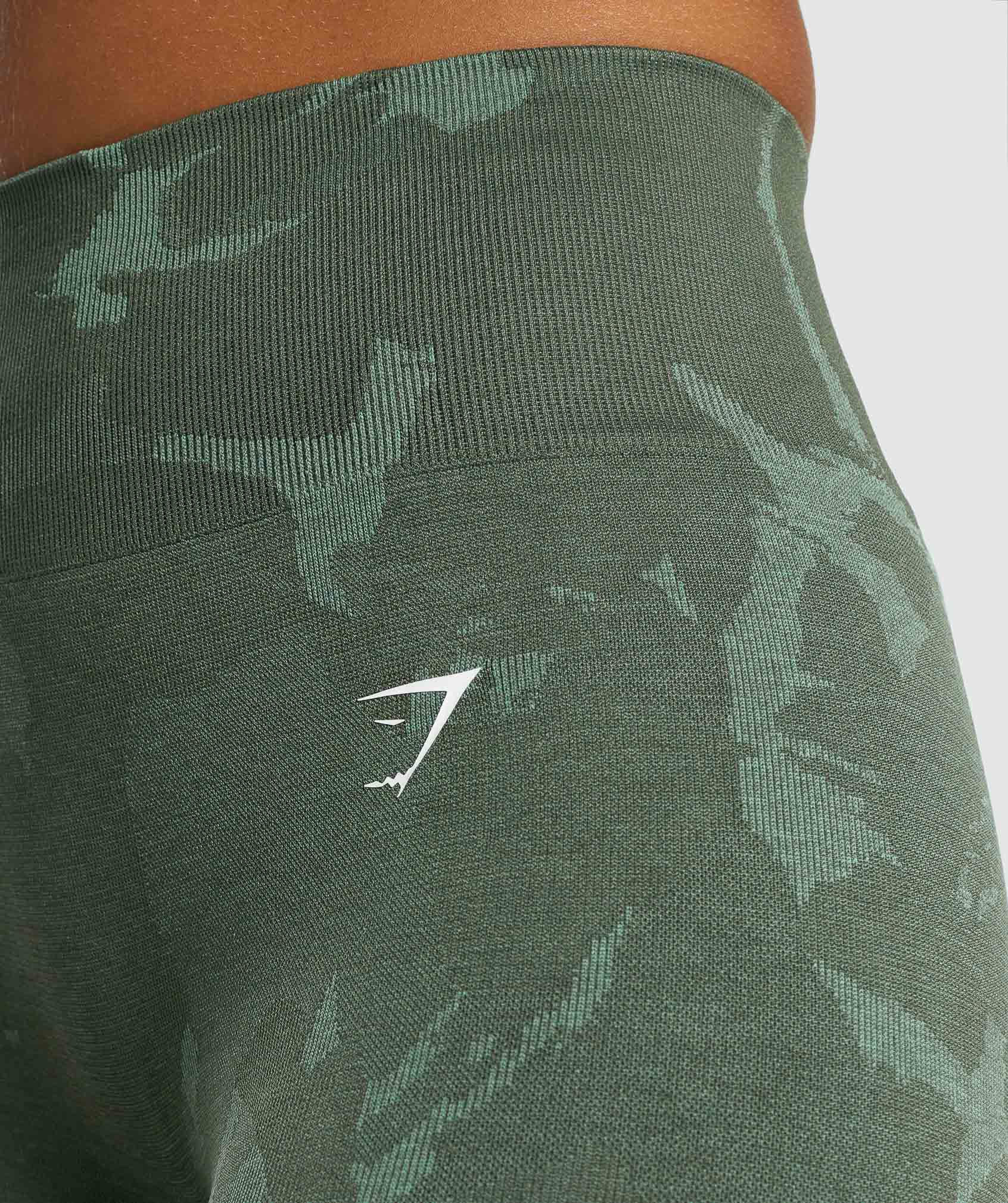 Green Women's Gymshark Adapt Camo Seamless Leggings | TOZGDA-135