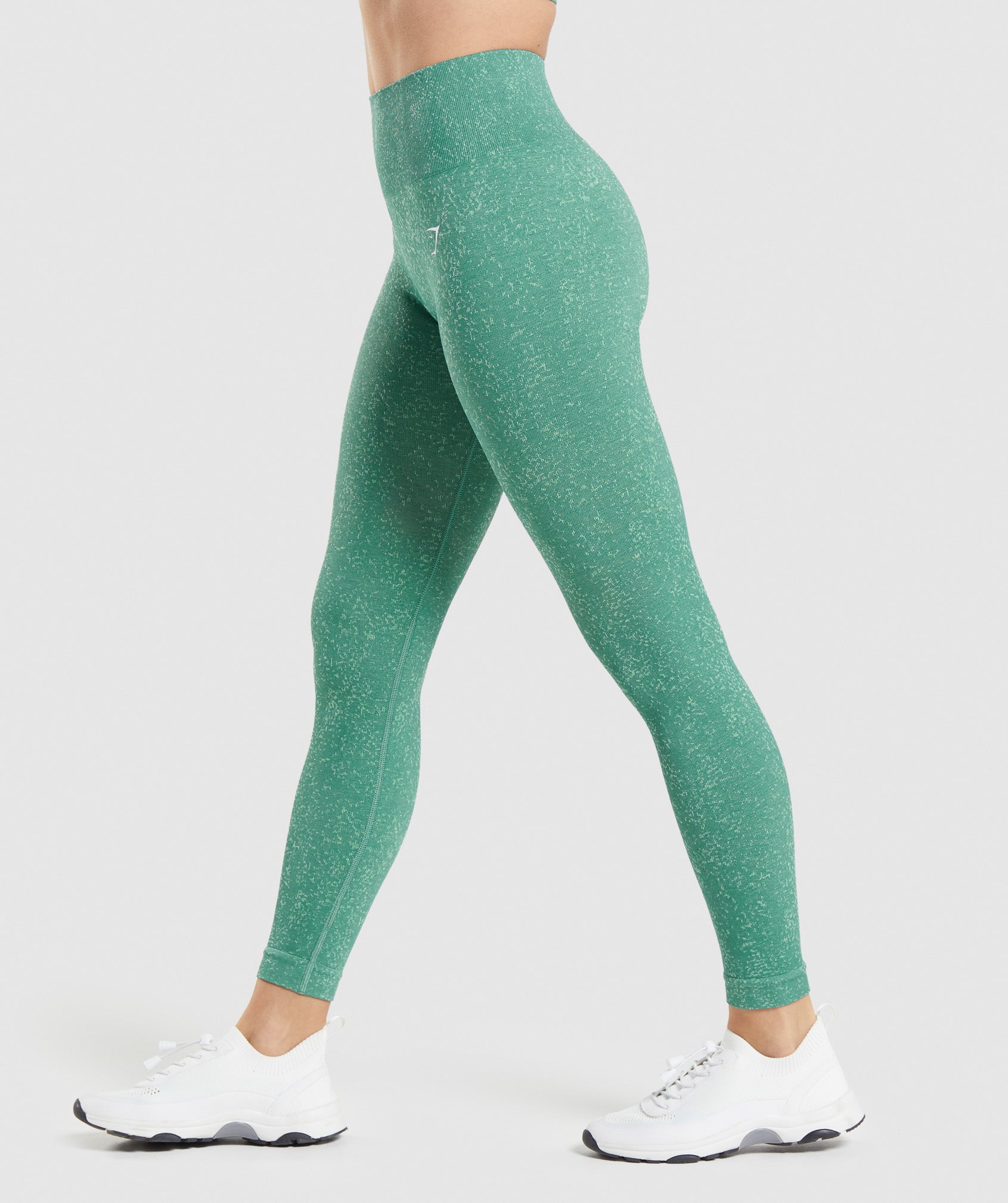 Green Women's Gymshark Adapt Fleck Seamless Leggings | OUEGZF-012