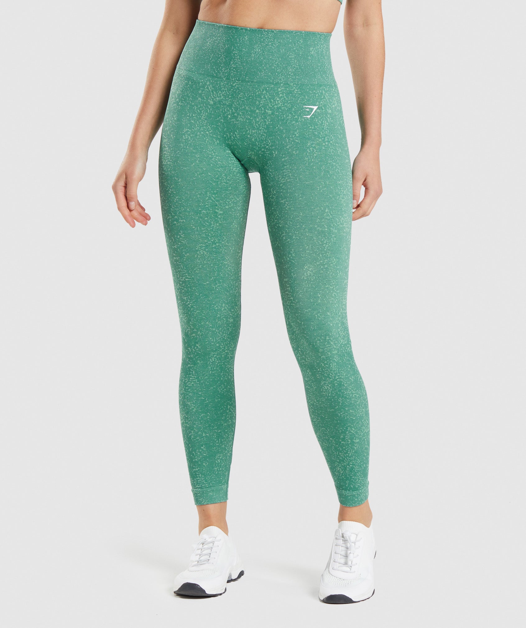 Green Women\'s Gymshark Adapt Fleck Seamless Leggings | OUEGZF-012