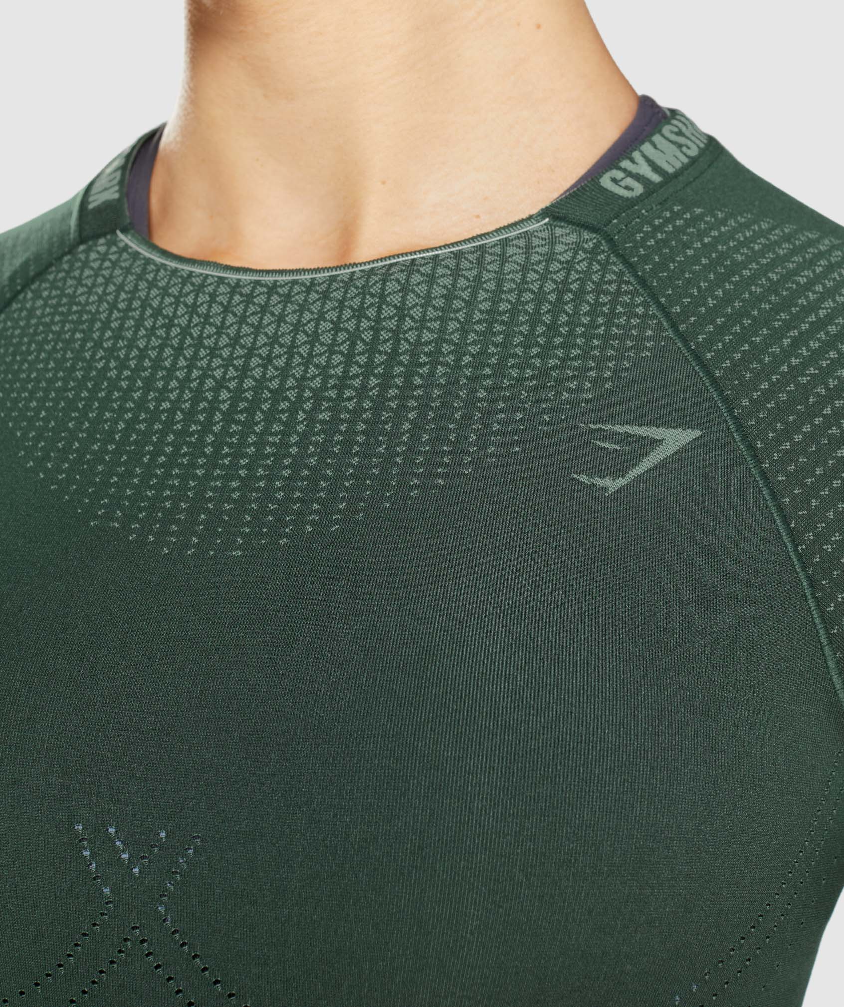 Green Women's Gymshark Apex Seamless Crop Tops | EZVRIQ-864