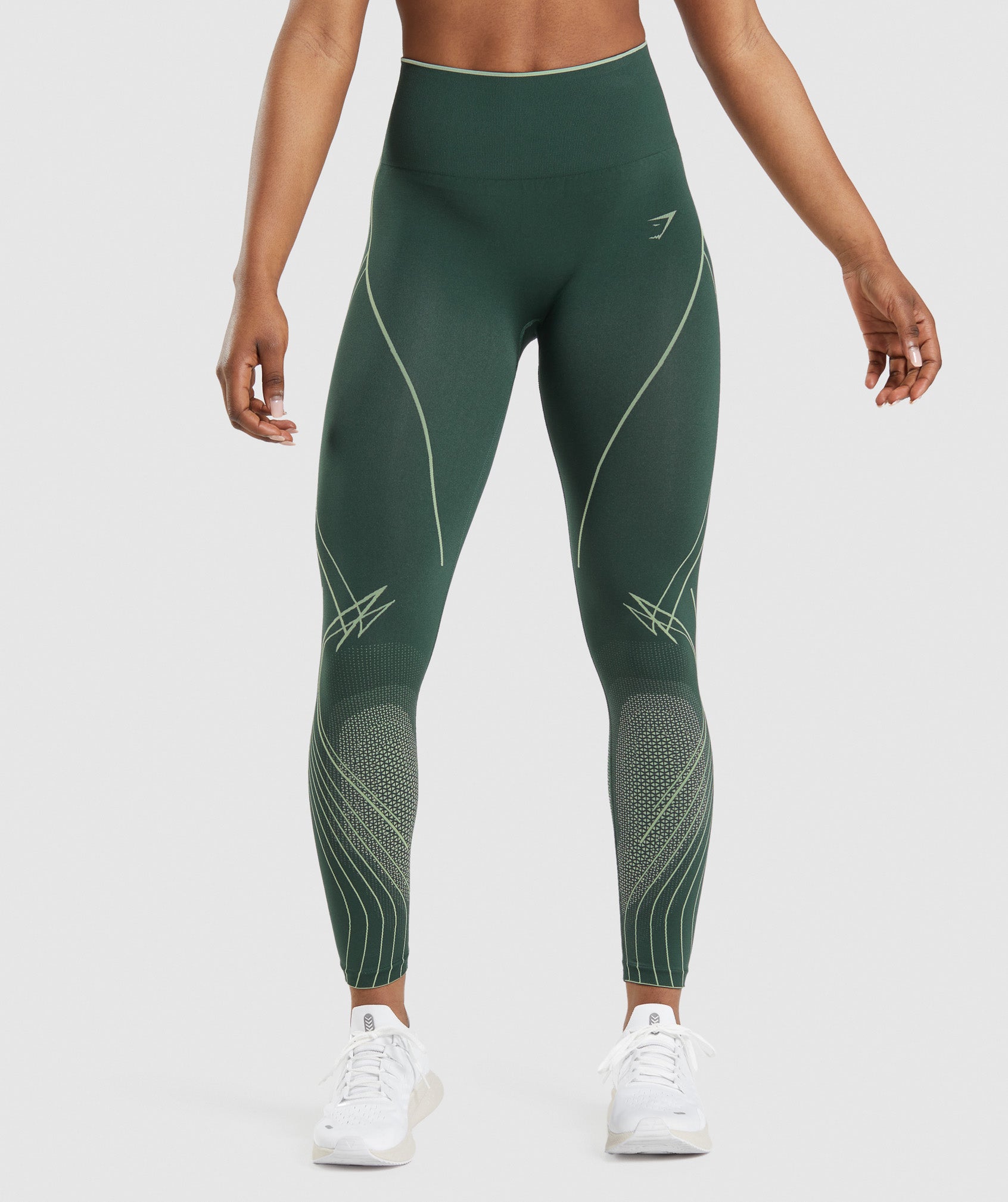 Green Women\'s Gymshark Apex Seamless High Rise Leggings | NAYTKC-294