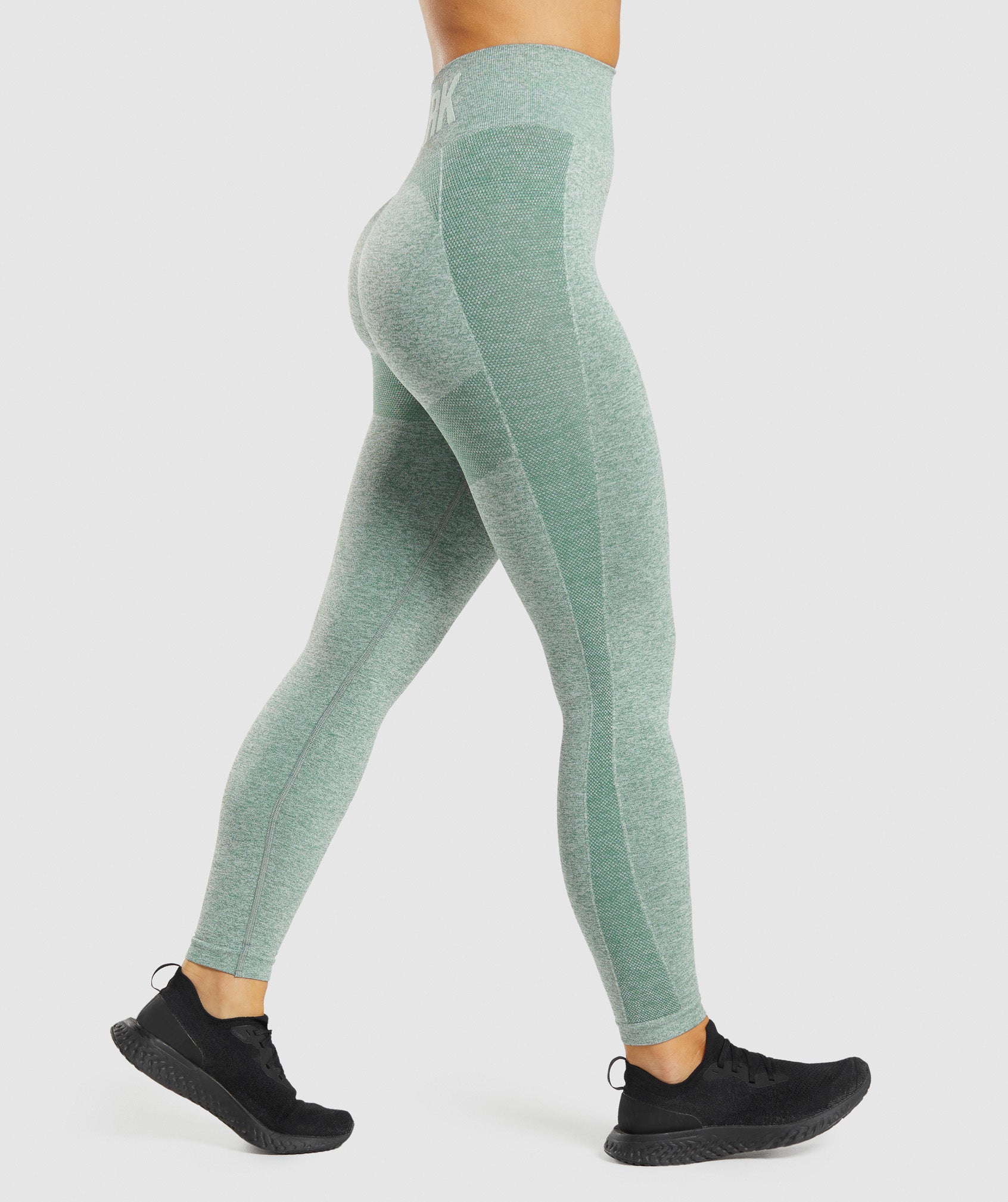 Green Women's Gymshark Flex High Waisted Leggings | LRUKQB-846