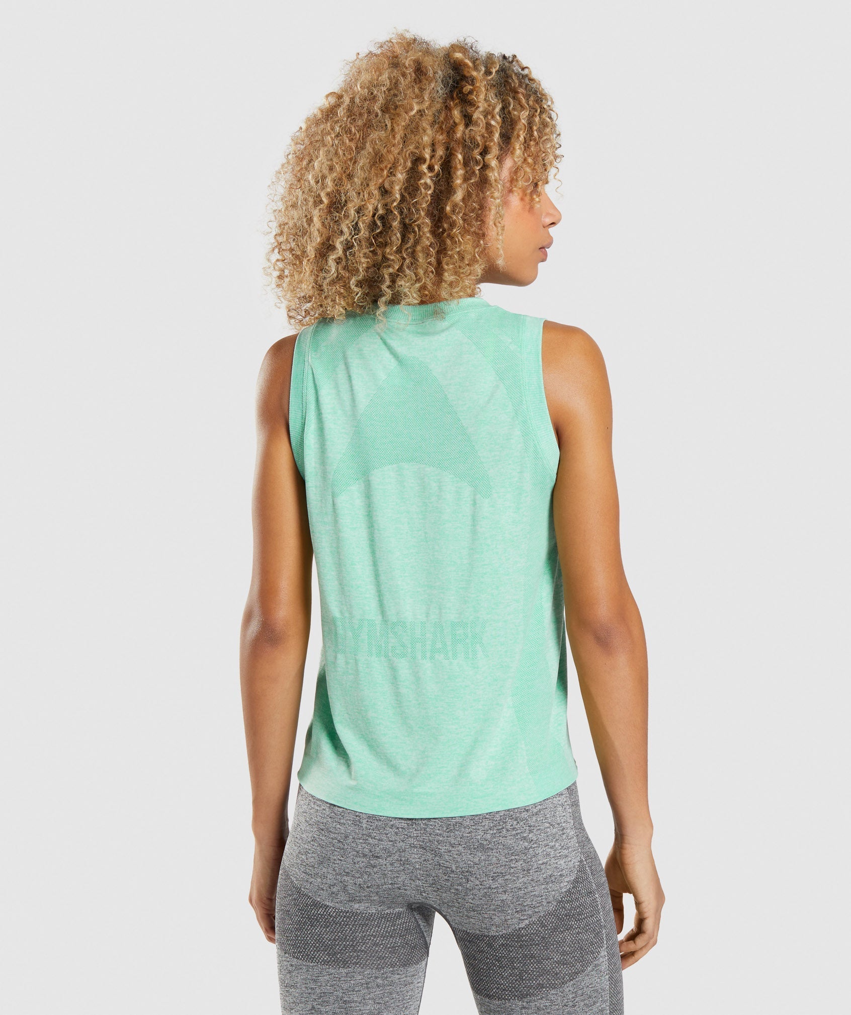 Green Women's Gymshark Flex Loose Tops | XNTZWU-018