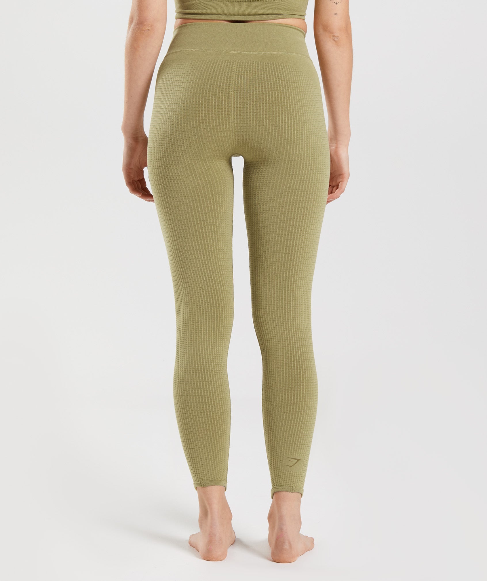 Green Women's Gymshark Pause Seamless Leggings | MYILBA-498