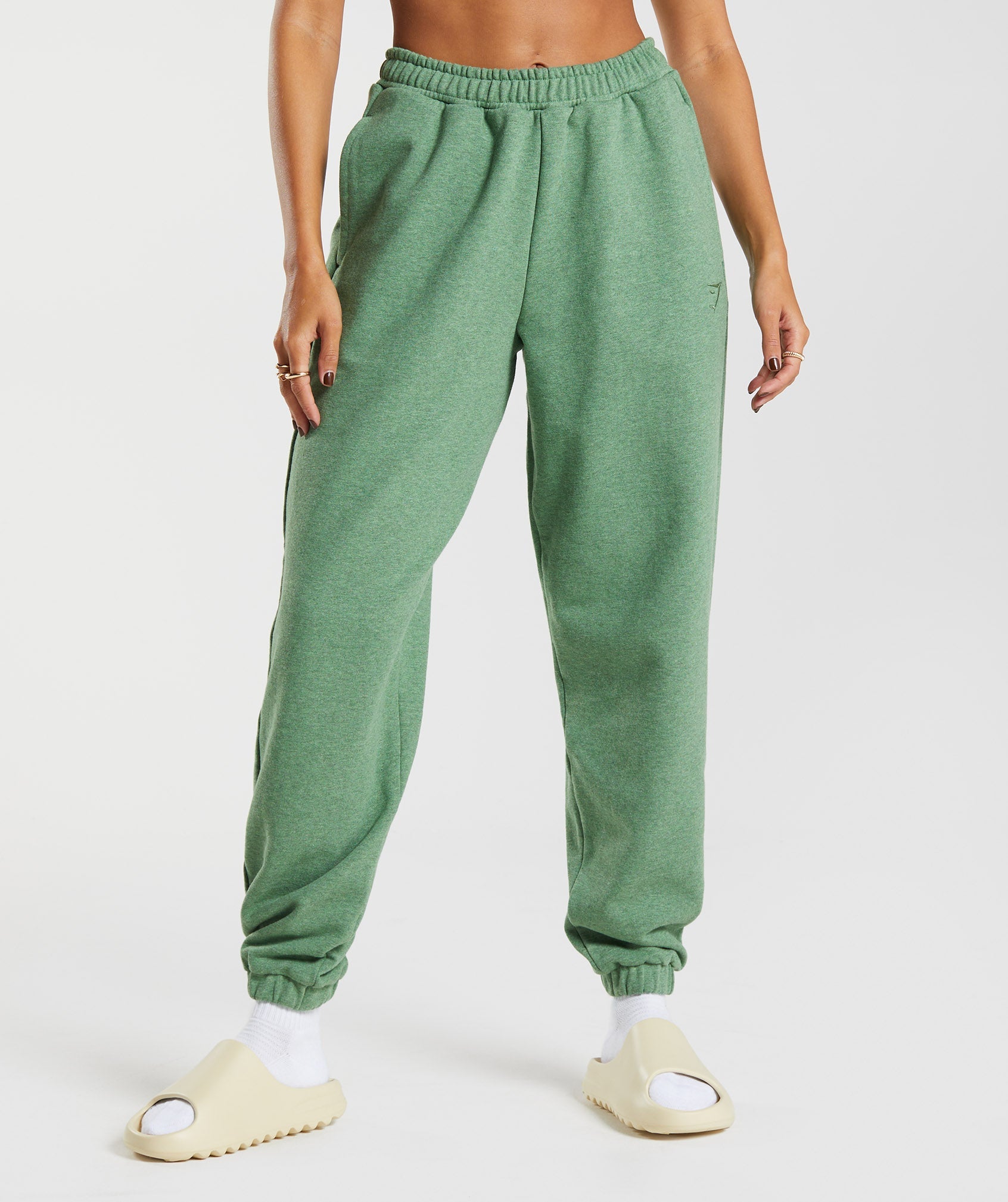 Green Women\'s Gymshark Rest Day Sweats Jogger | QJGEYB-285