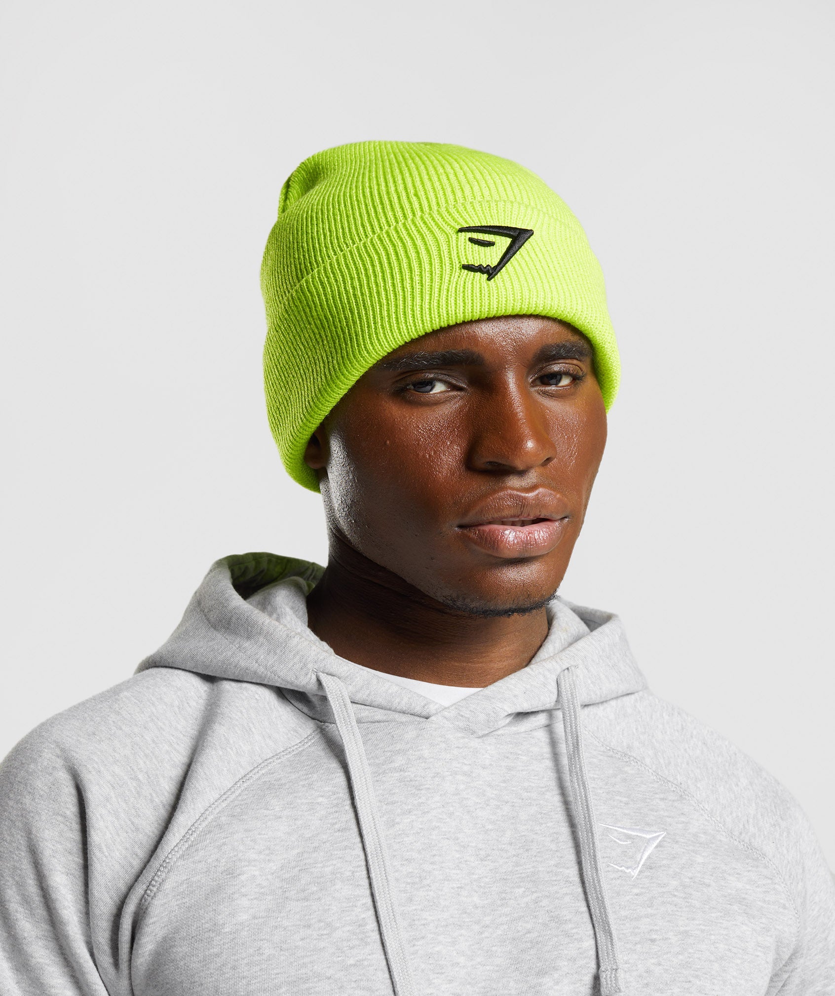 Green Women's Gymshark Sharkhead Beanie Hats | GCWXHD-643