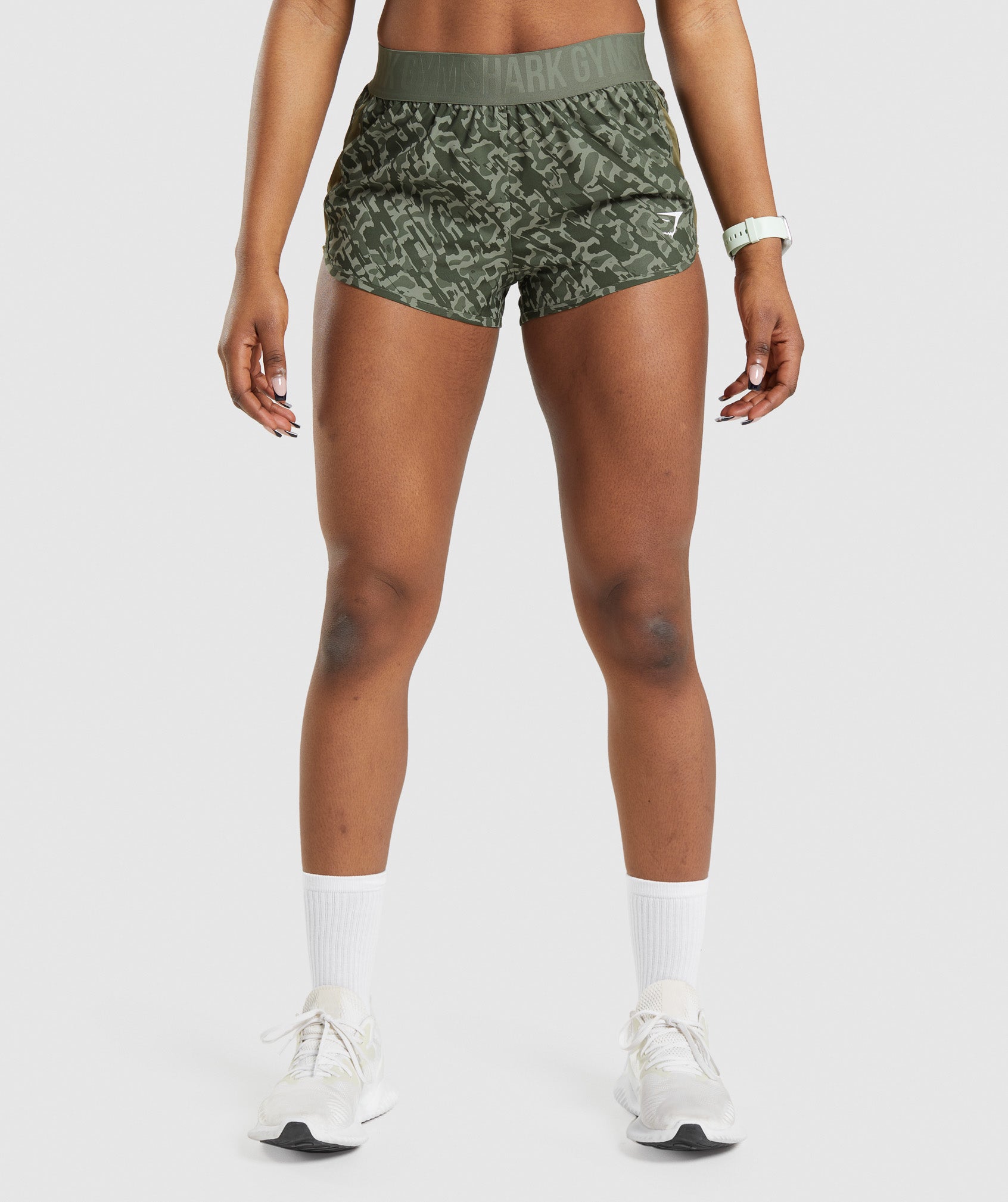 Green Women\'s Gymshark Training Loose Fit Shorts | KTAVQZ-601