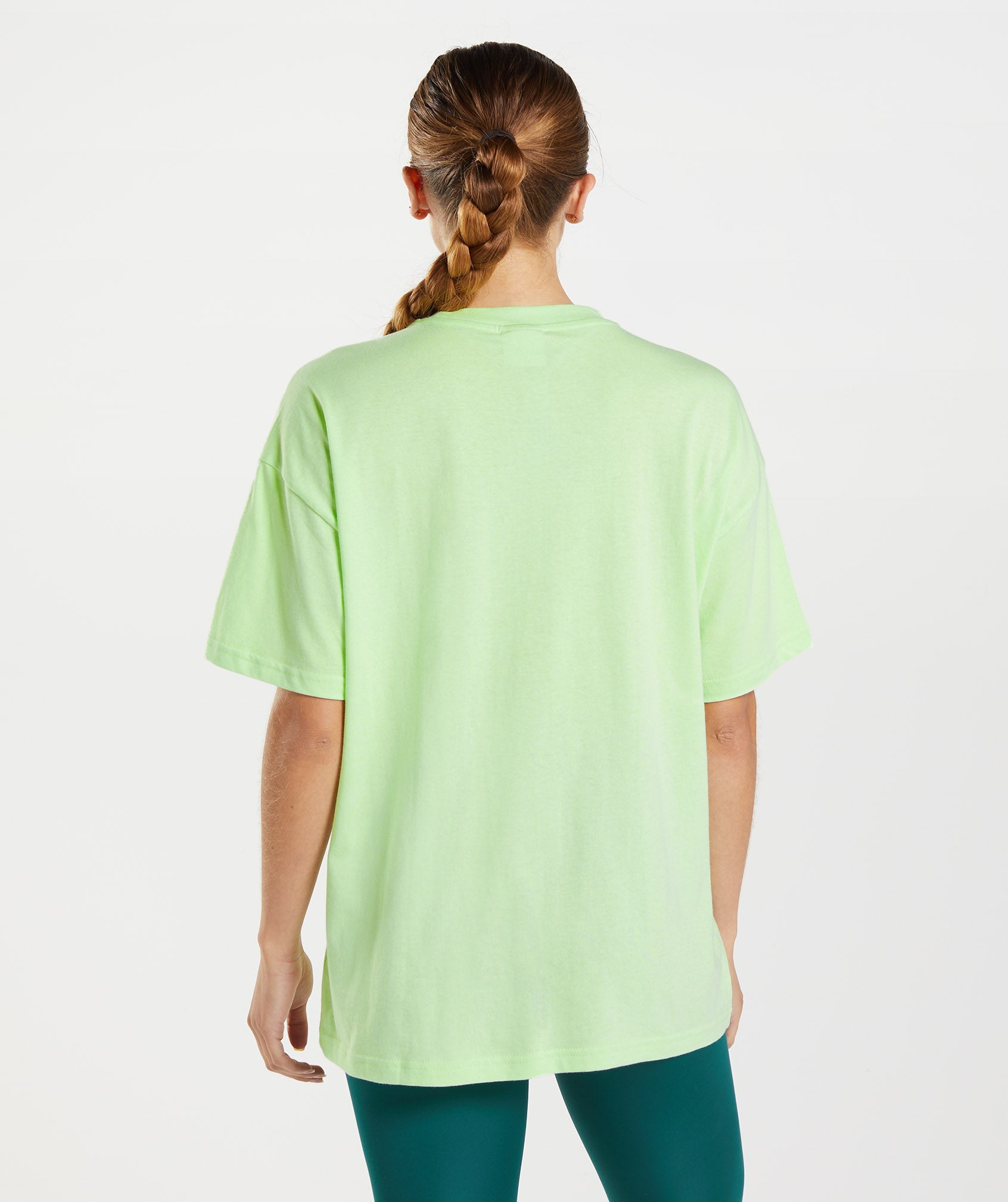 Green Women's Gymshark Training Oversized T Shirts | FWXZHS-043